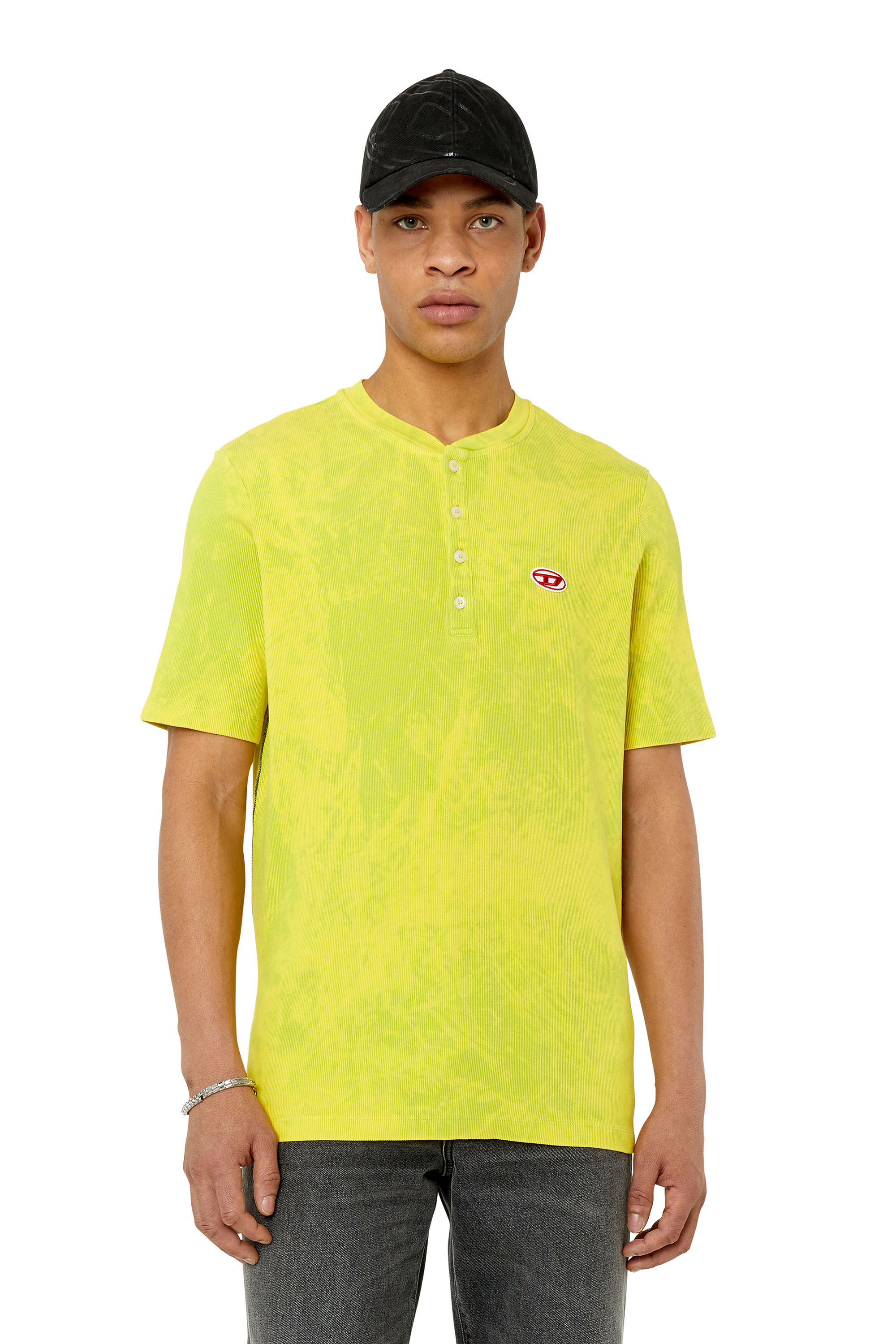 Diesel - T-JUSTRIB, Green Fluo - Image 3