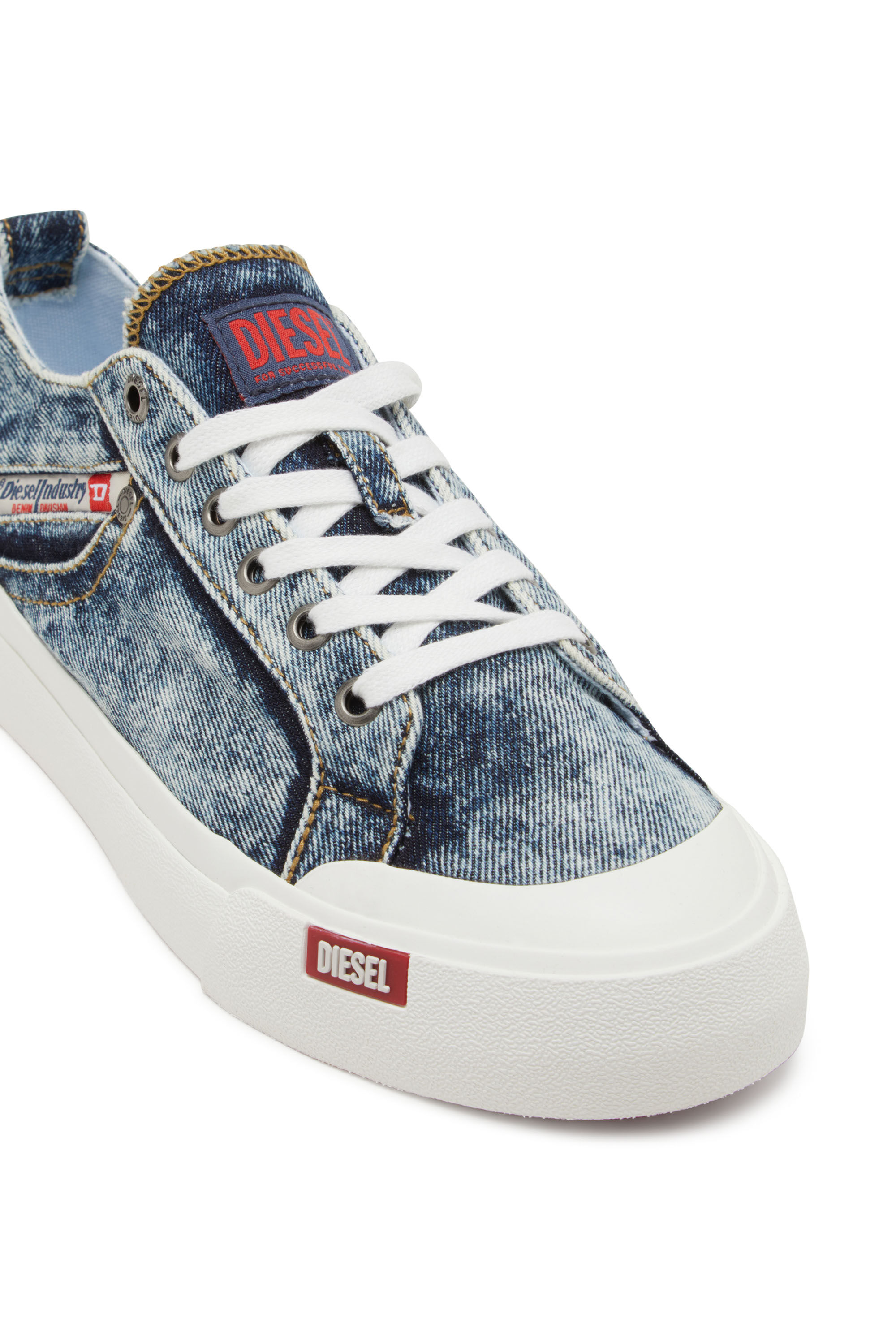 Women's S-Athos-Denim sneakers with pocket detail | Blue