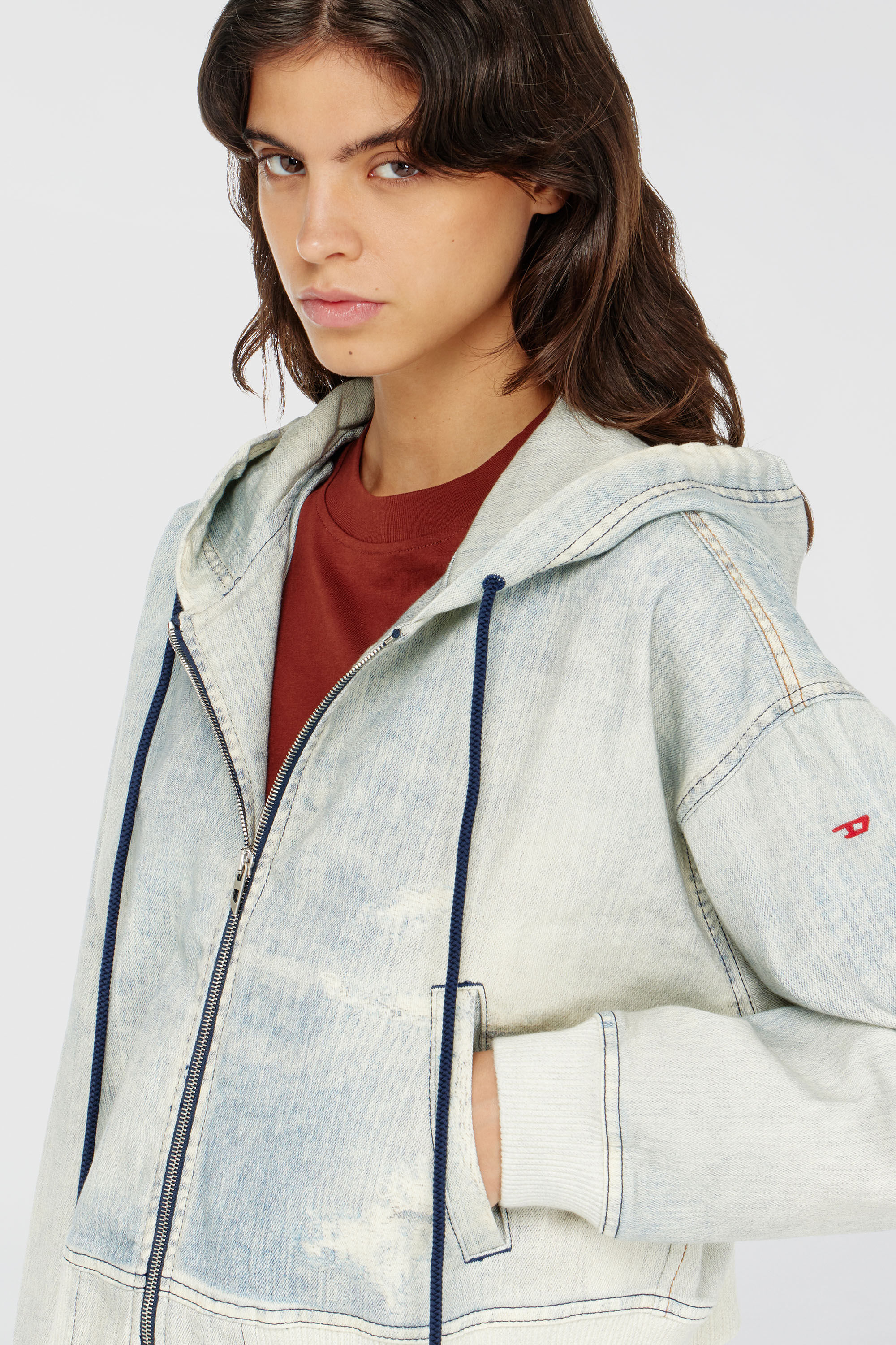 DE-GIRI-CROP JOGG, Light Blue