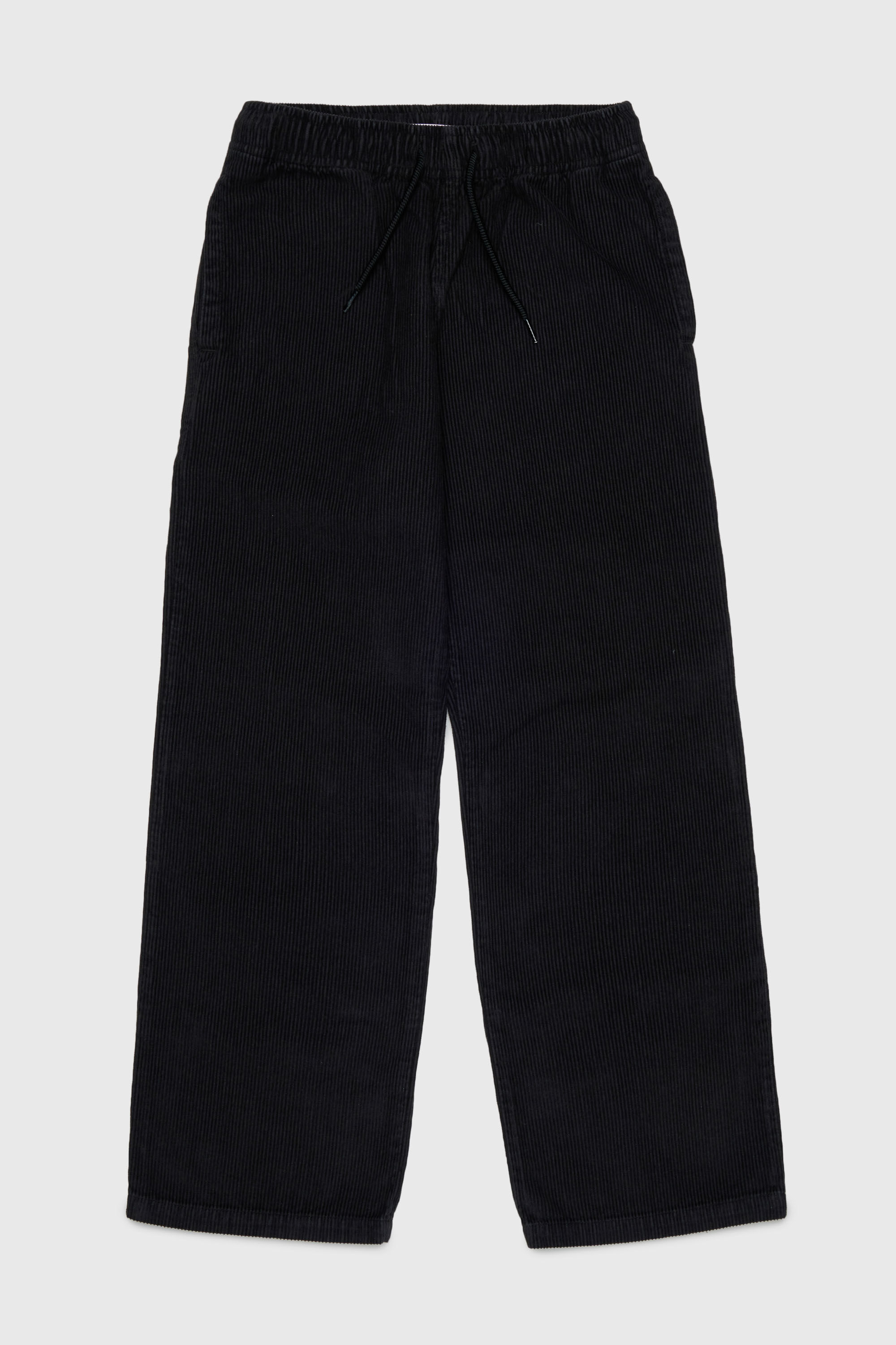 Diesel - PMILL, Man's Corduroy pants with drawstring waist in Black - 1