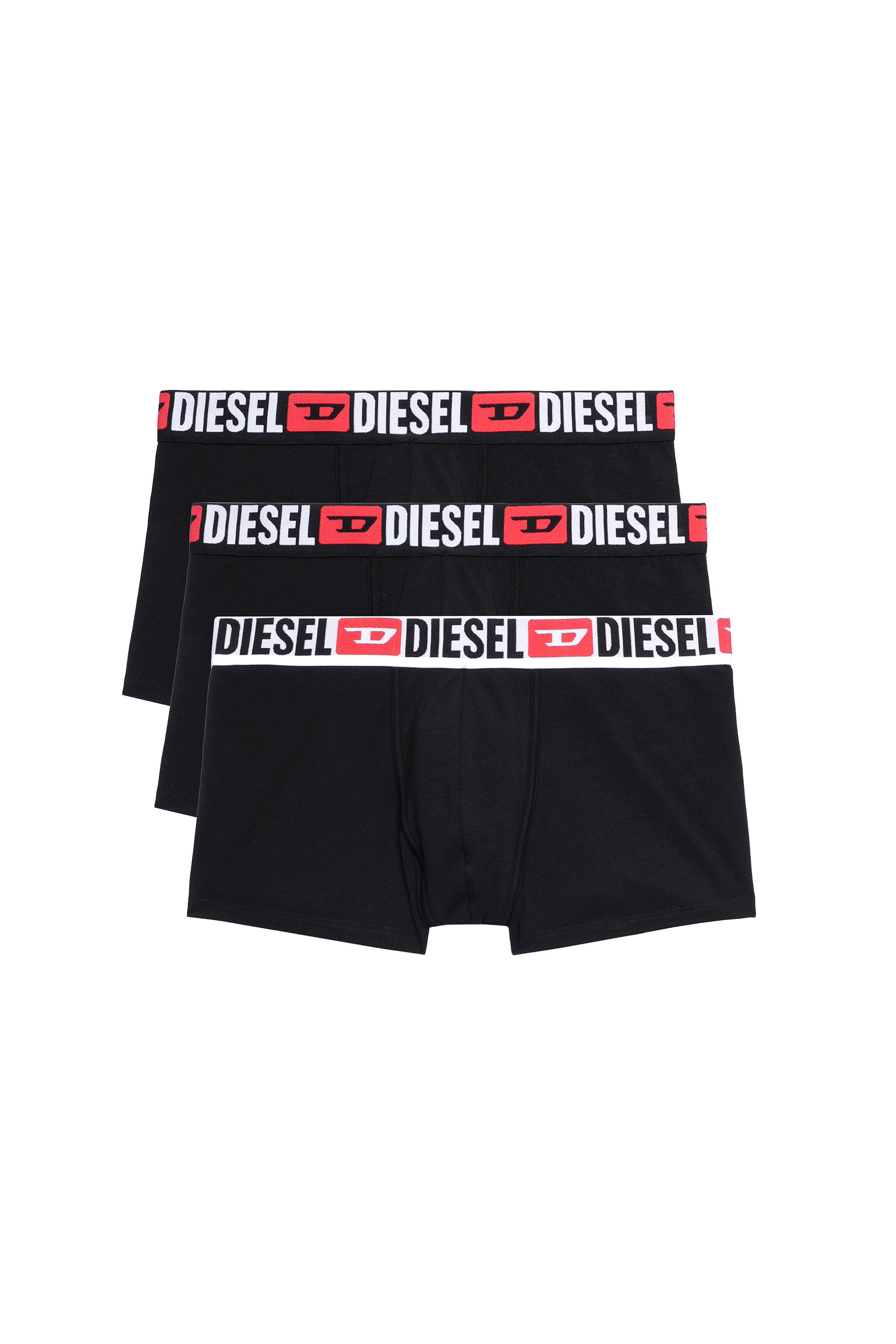 Men Three pack of all over logo waist boxers Diesel