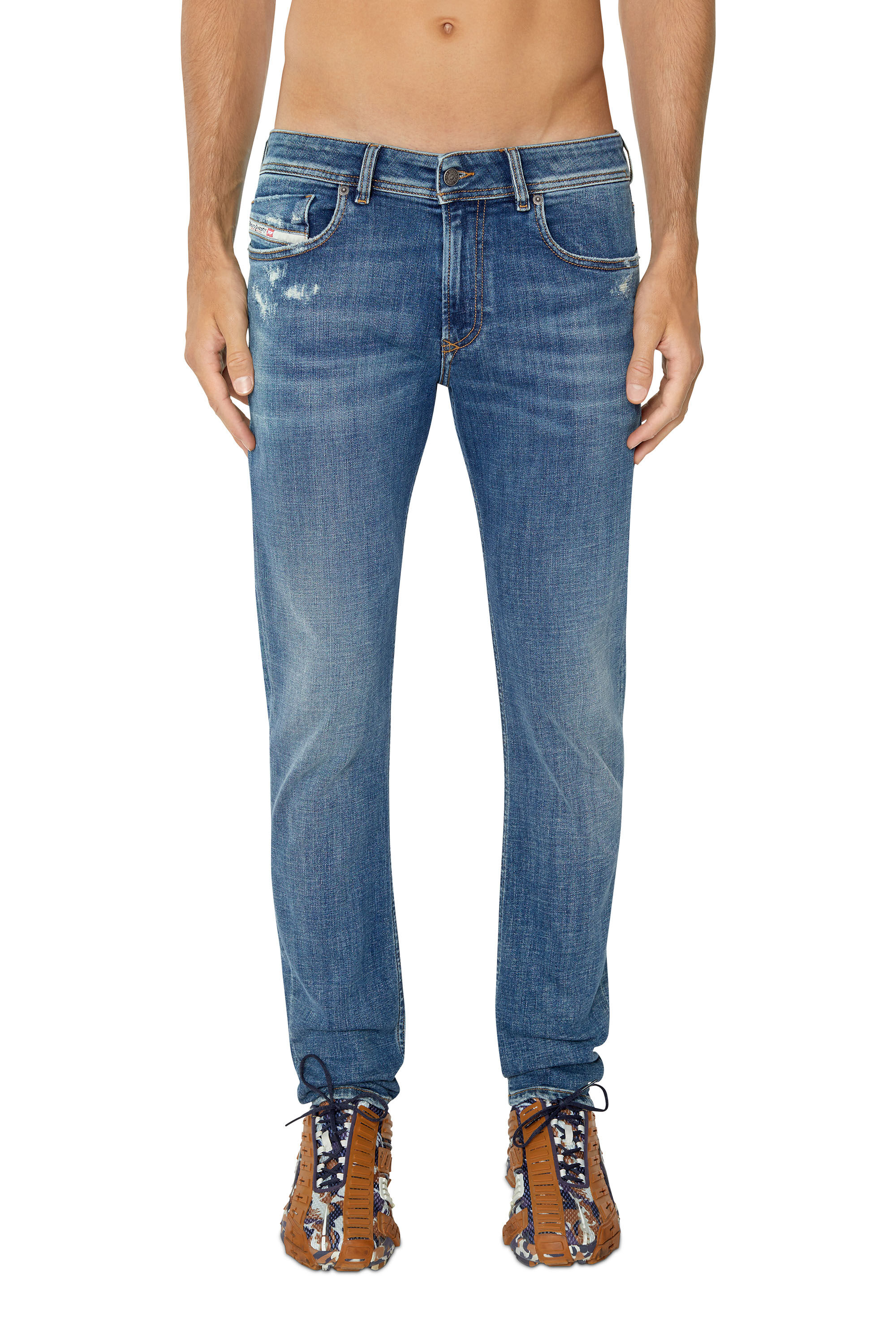 Diesel - 1979 Sleenker 09E43 Skinny Jeans, Medium blue - Image 2