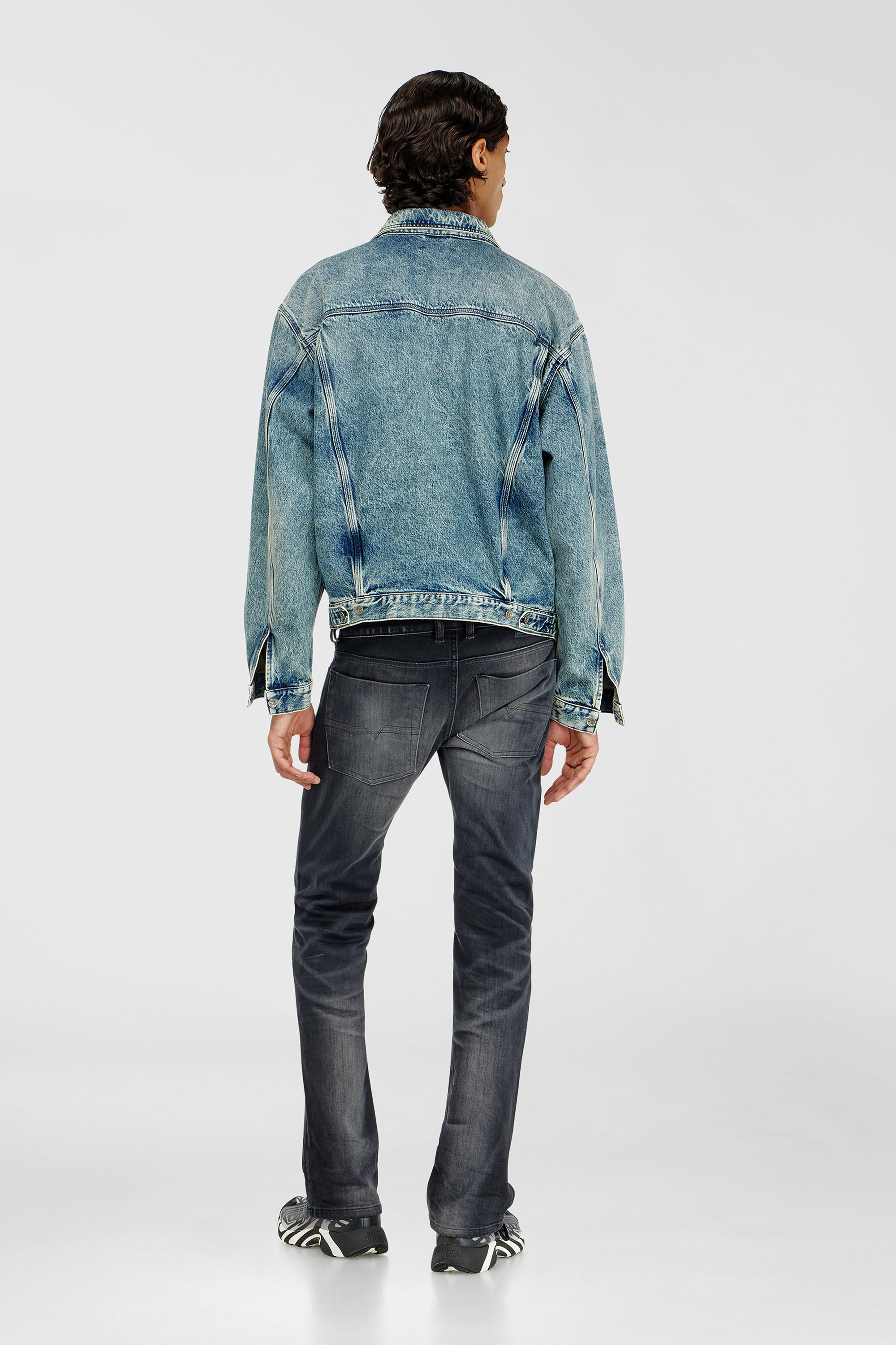 Diesel - Man's Bootcut Jeans 2007 Zatiny 09P38, Black/Dark grey - 3