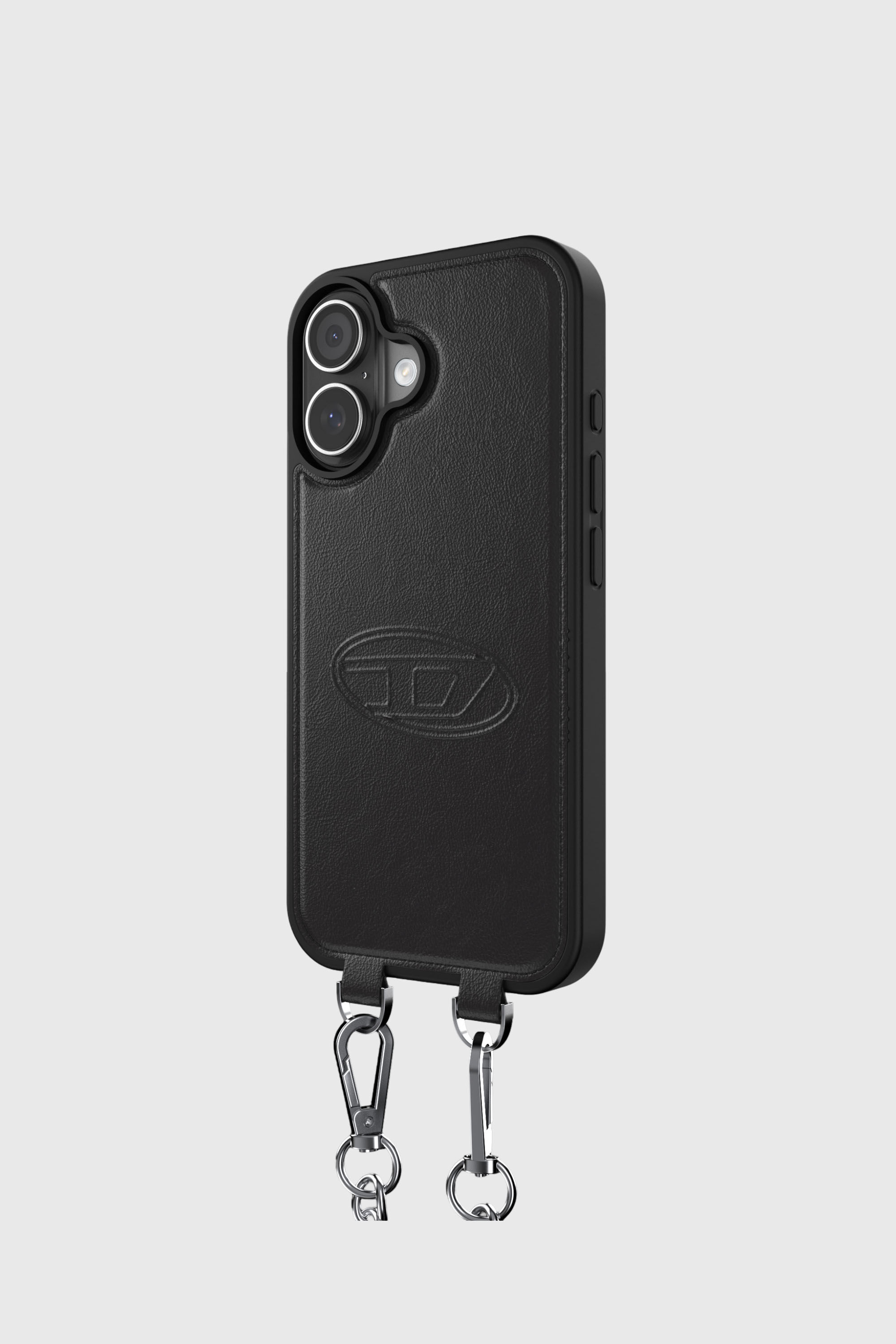 Diesel - 60661 MOULDED CASE, Unisex's Oval D case with wrist strap and MagSafe for iPhone 17 in Black - 4