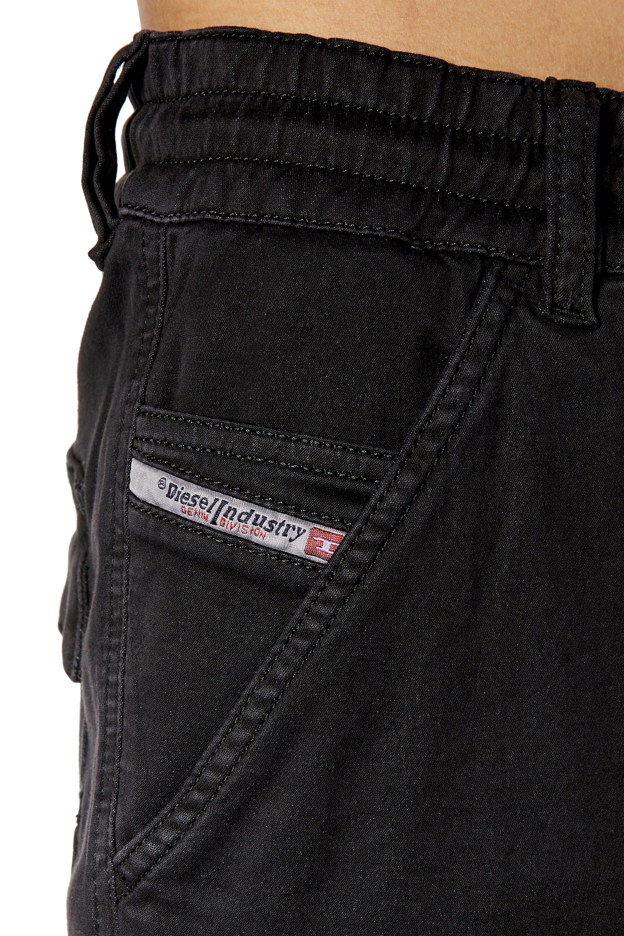 Diesel - Krooley JoggJeans® 068DY Tapered, Black - Image 5