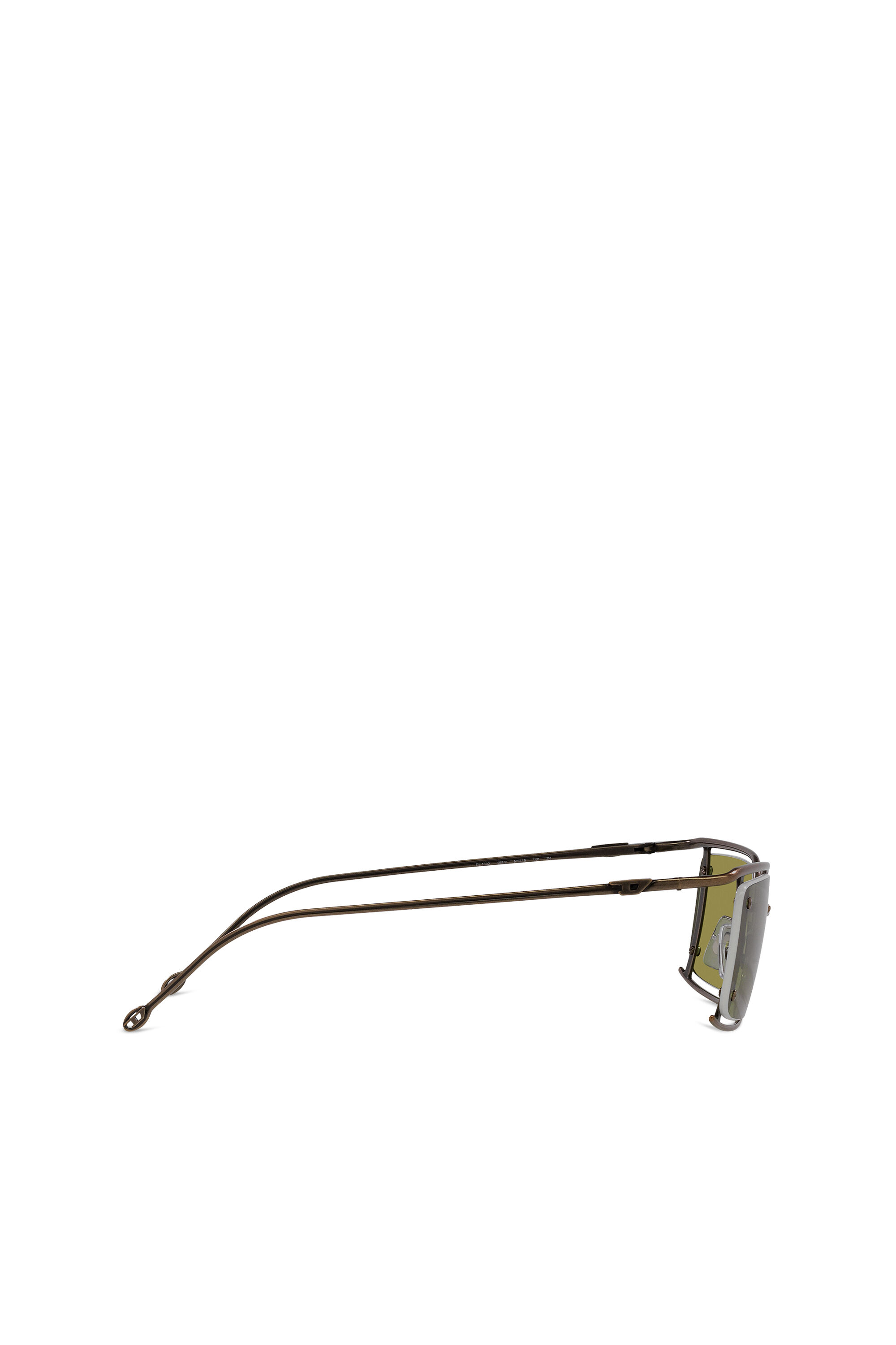 Diesel - 0DL1002, Unisex's Rectangle sunglasses in Military Green - 5