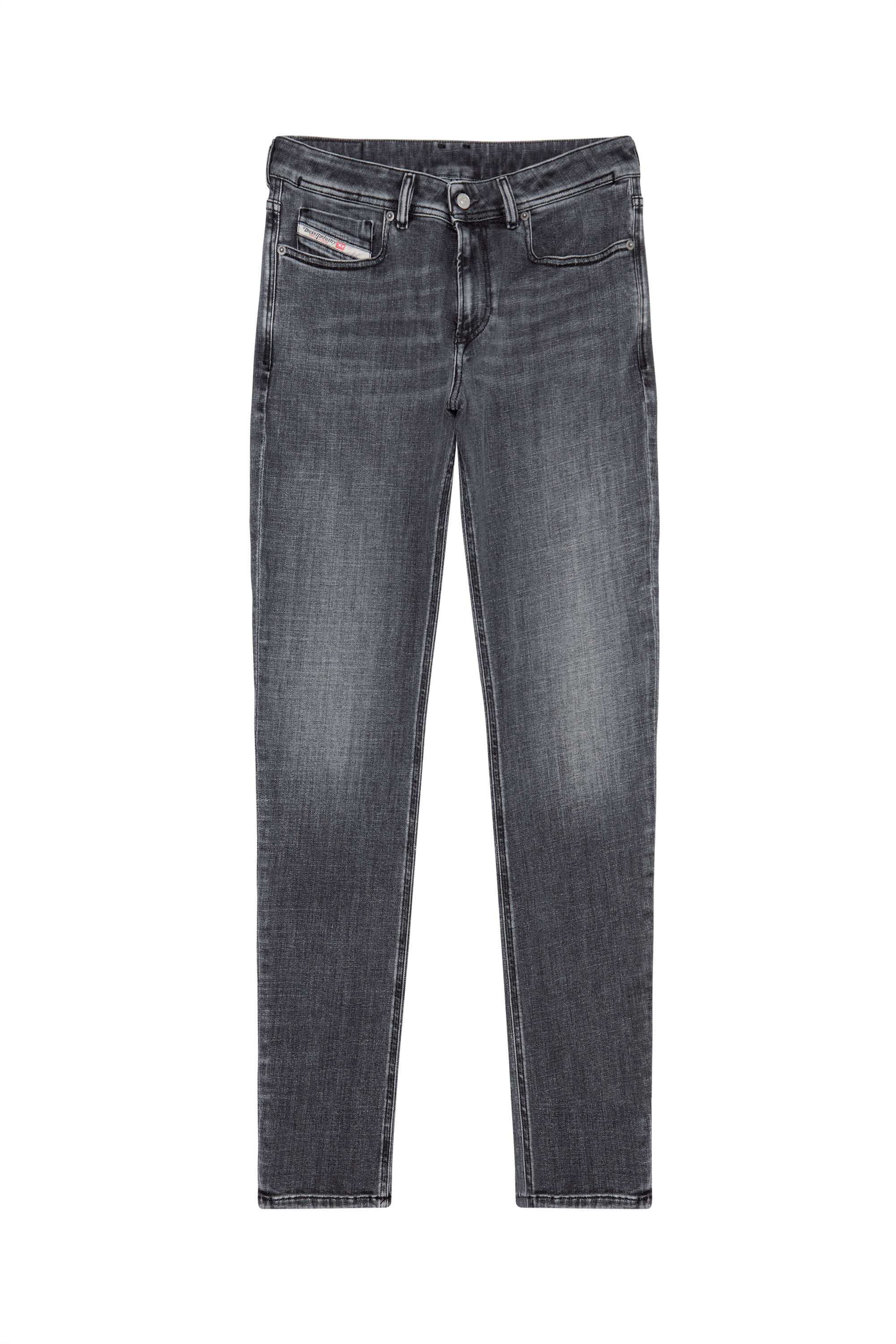 Diesel - 1979 Sleenker 09B97 Skinny Jeans, Black/Dark grey - Image 2