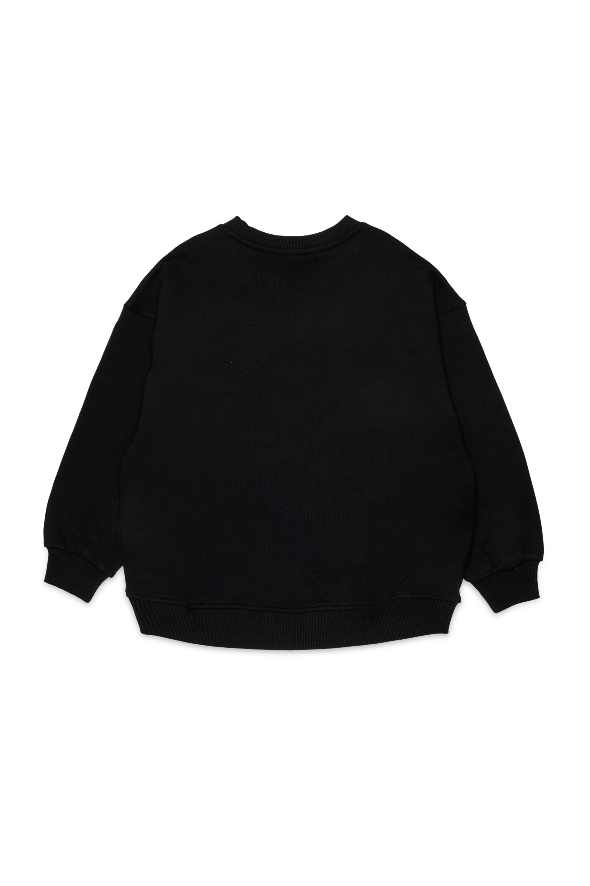 Diesel - SKIPRYS, Woman's Oversized sweatshirt with embroidery in Black - 2