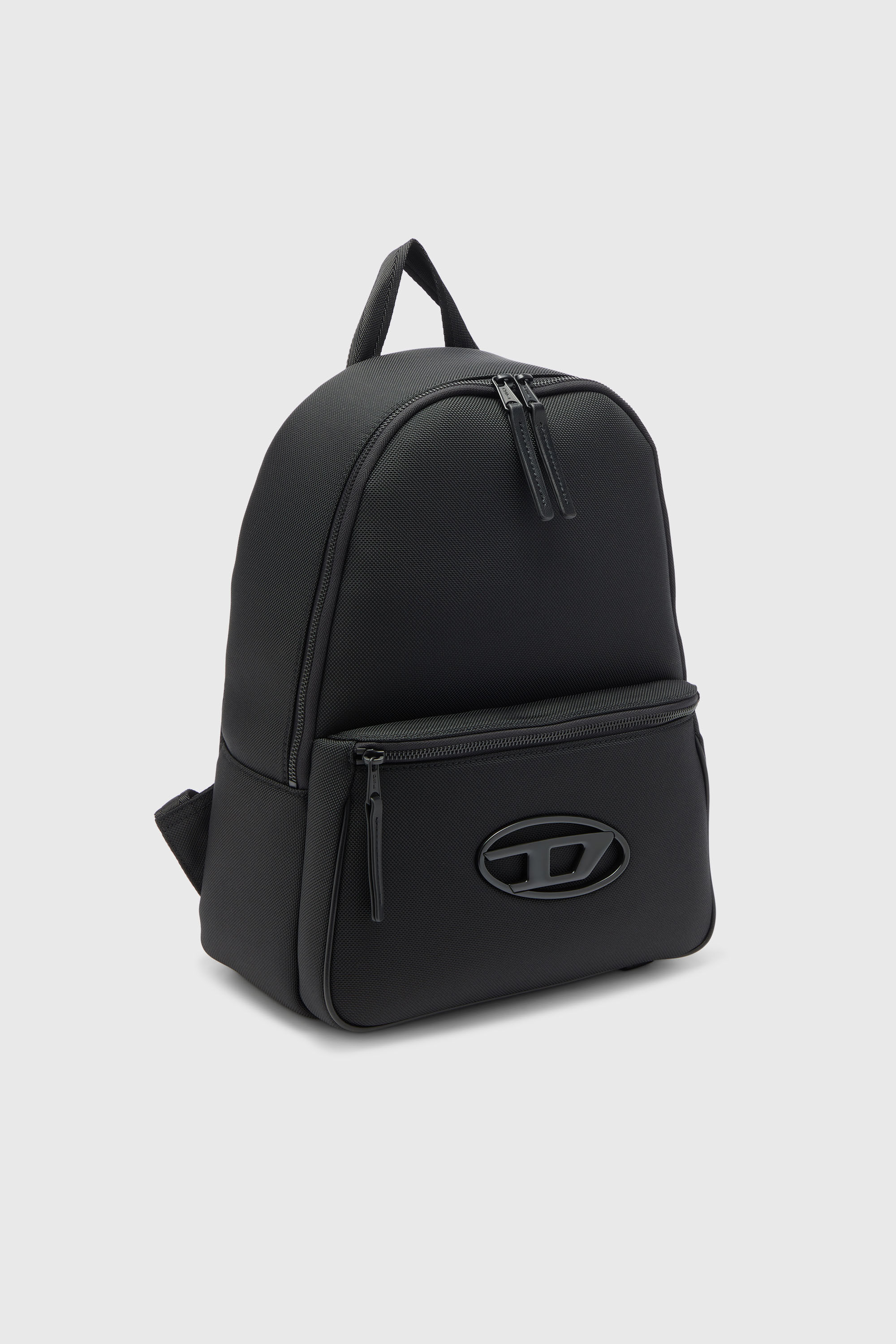 Diesel - HOLI-D BACKPACK M, Unisex's Holi-D - Backpack in nylon with Oval D logo in Black - 5