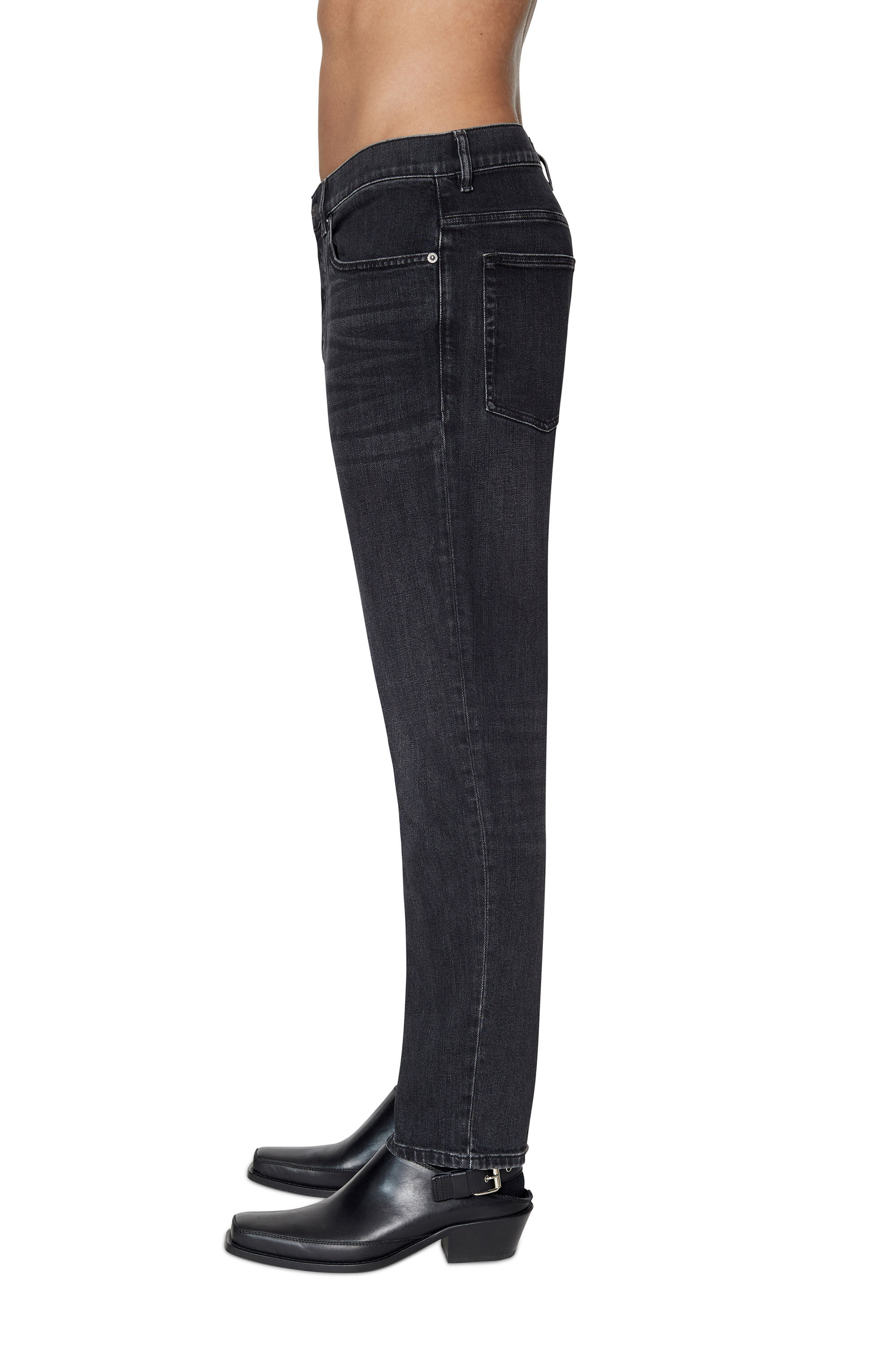 Diesel - Tapered Jeans 2005 D-Fining 09B83, Black/Dark grey - Image 5