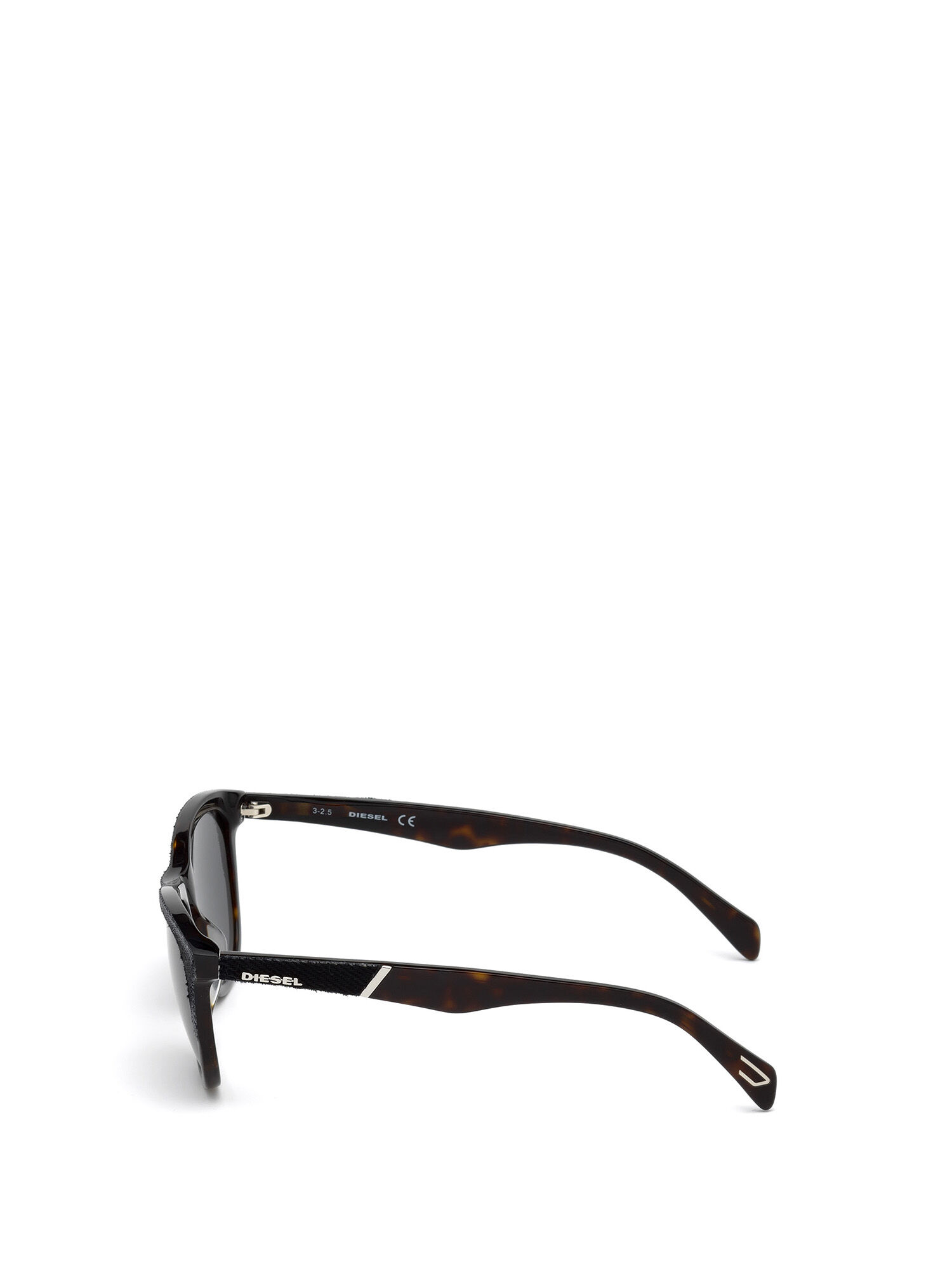Diesel - DM0192, Unisex's Eyewear with denim frame front and detail in Dark Blue - 3