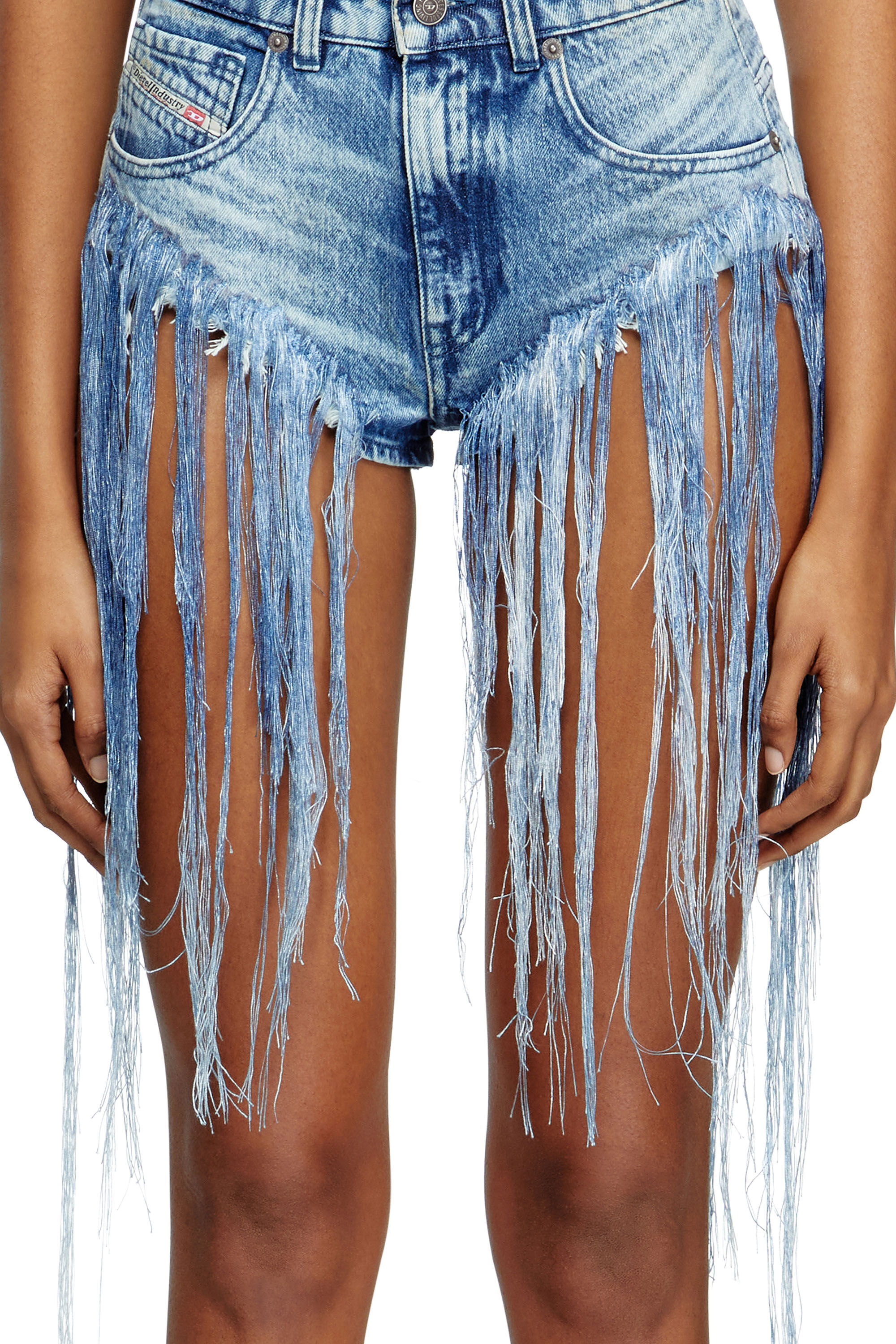 ショートパンツ DIESEL Woman Short Blue A181450CMBM 01 Women's Denim shorts | Blue | Diesel