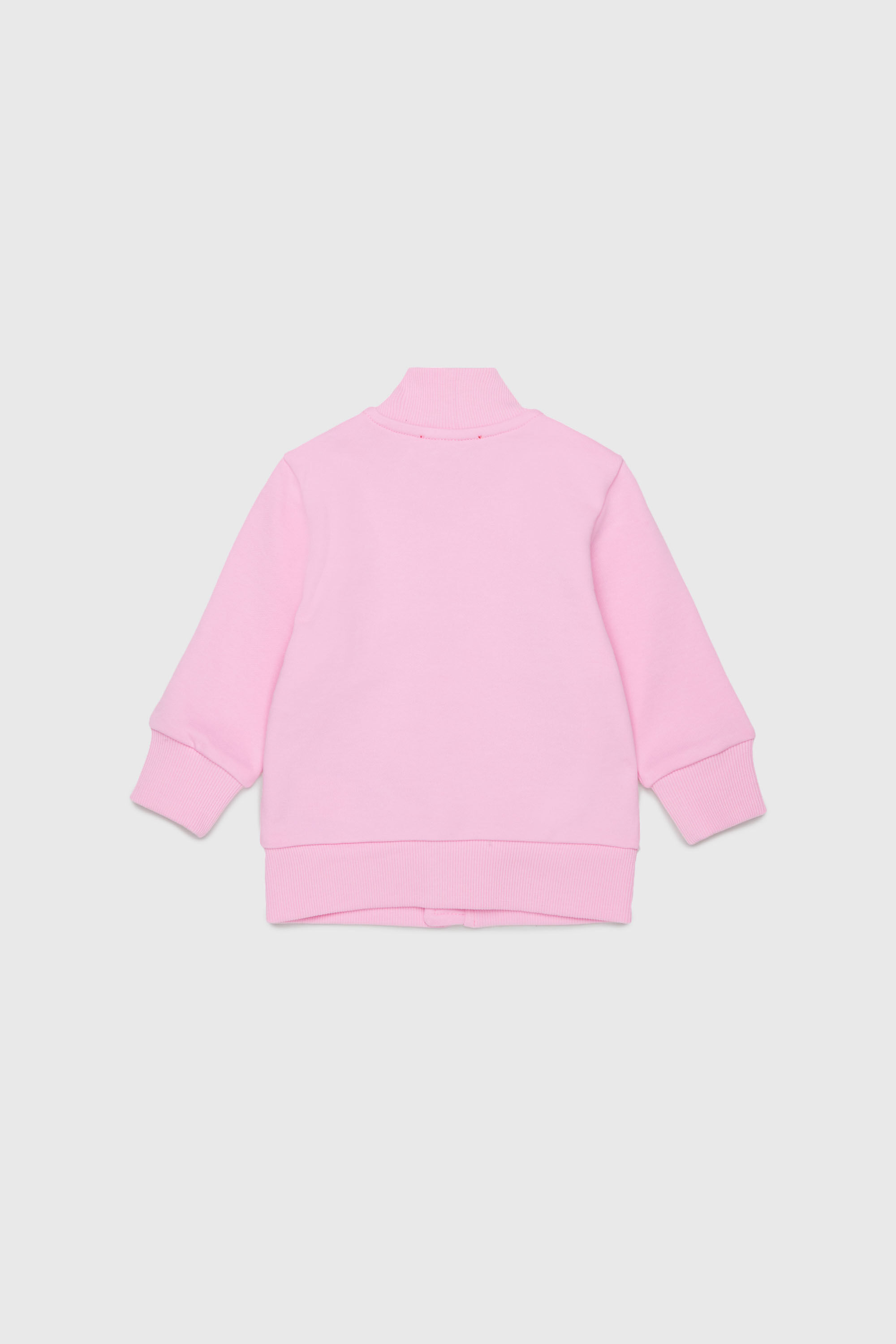 Diesel - SDSELZIPB, Unisex's Zip-up sweatshirt with logo print in Pink - 2