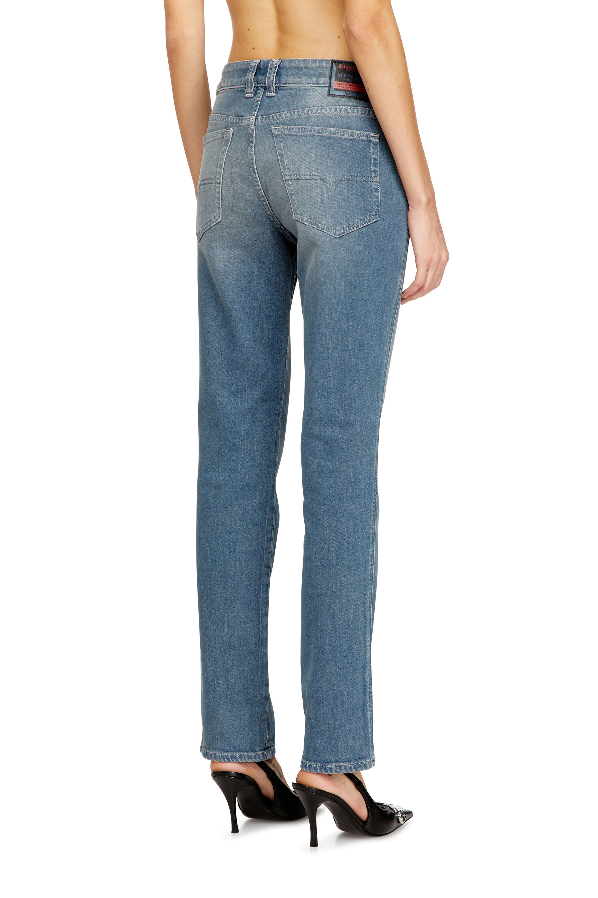 Diesel - Woman's Slim Jeans 1992 D-Jiann 09N75, Medium blue - 3