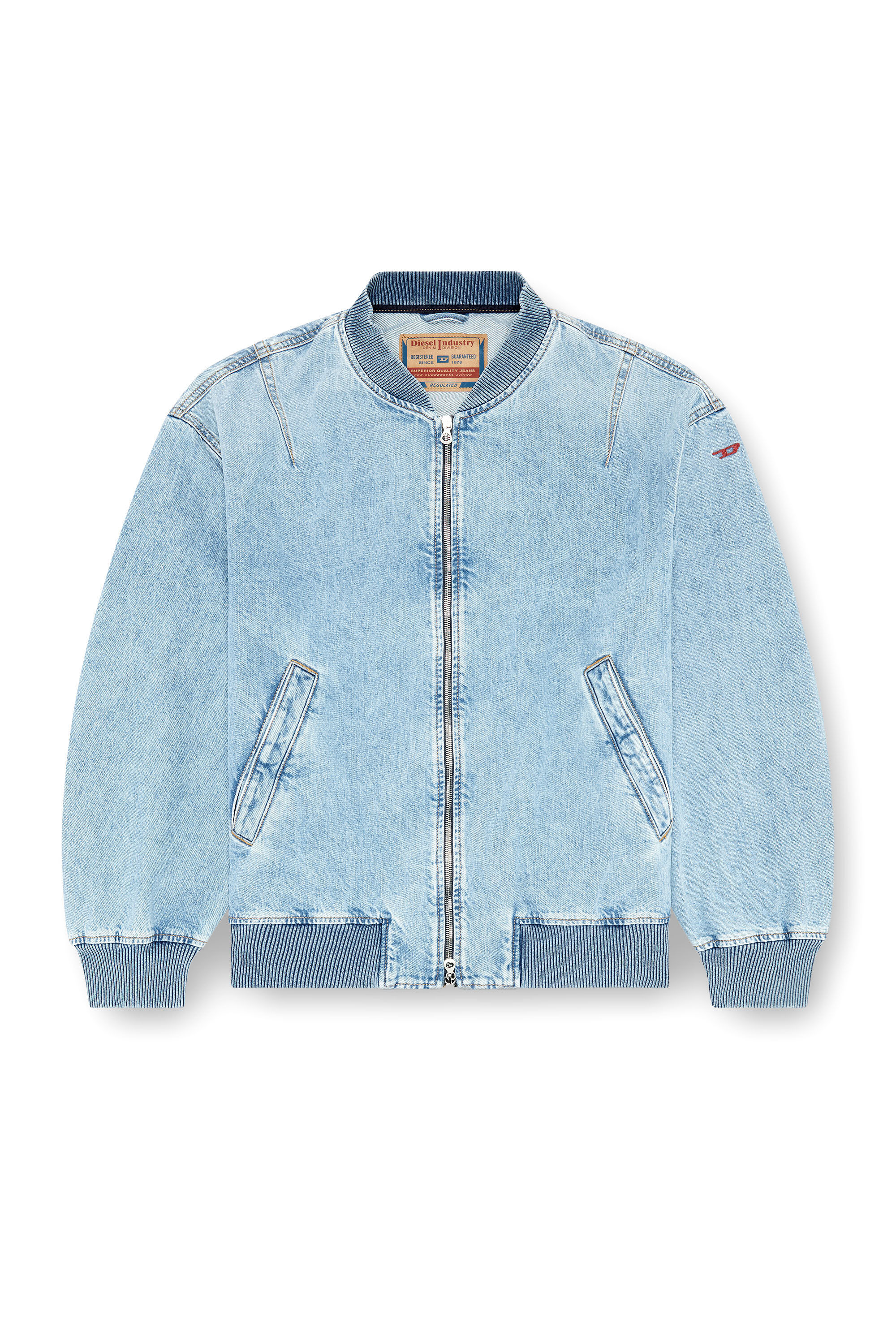 Levis denim bomber hot sale