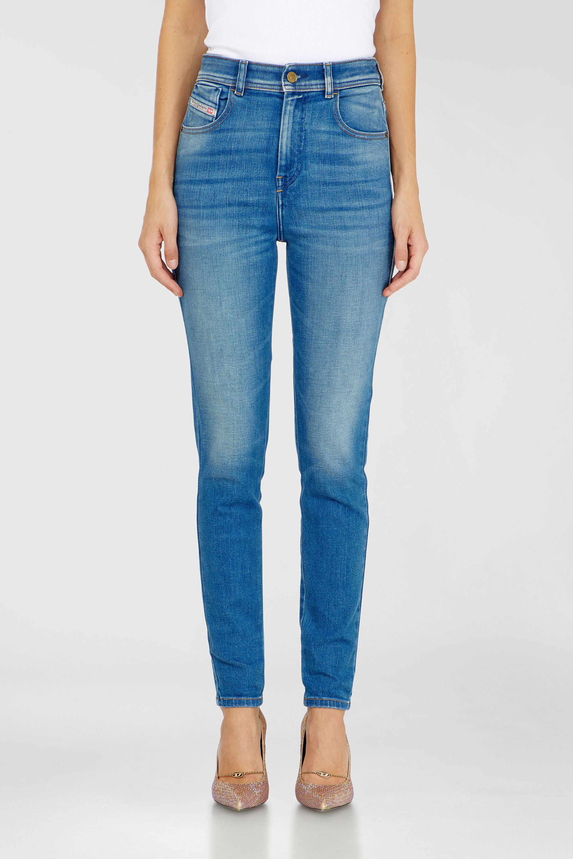 Diesel - Woman's Skinny Jeans 1984 Slandy-High 09Q79, null - 4