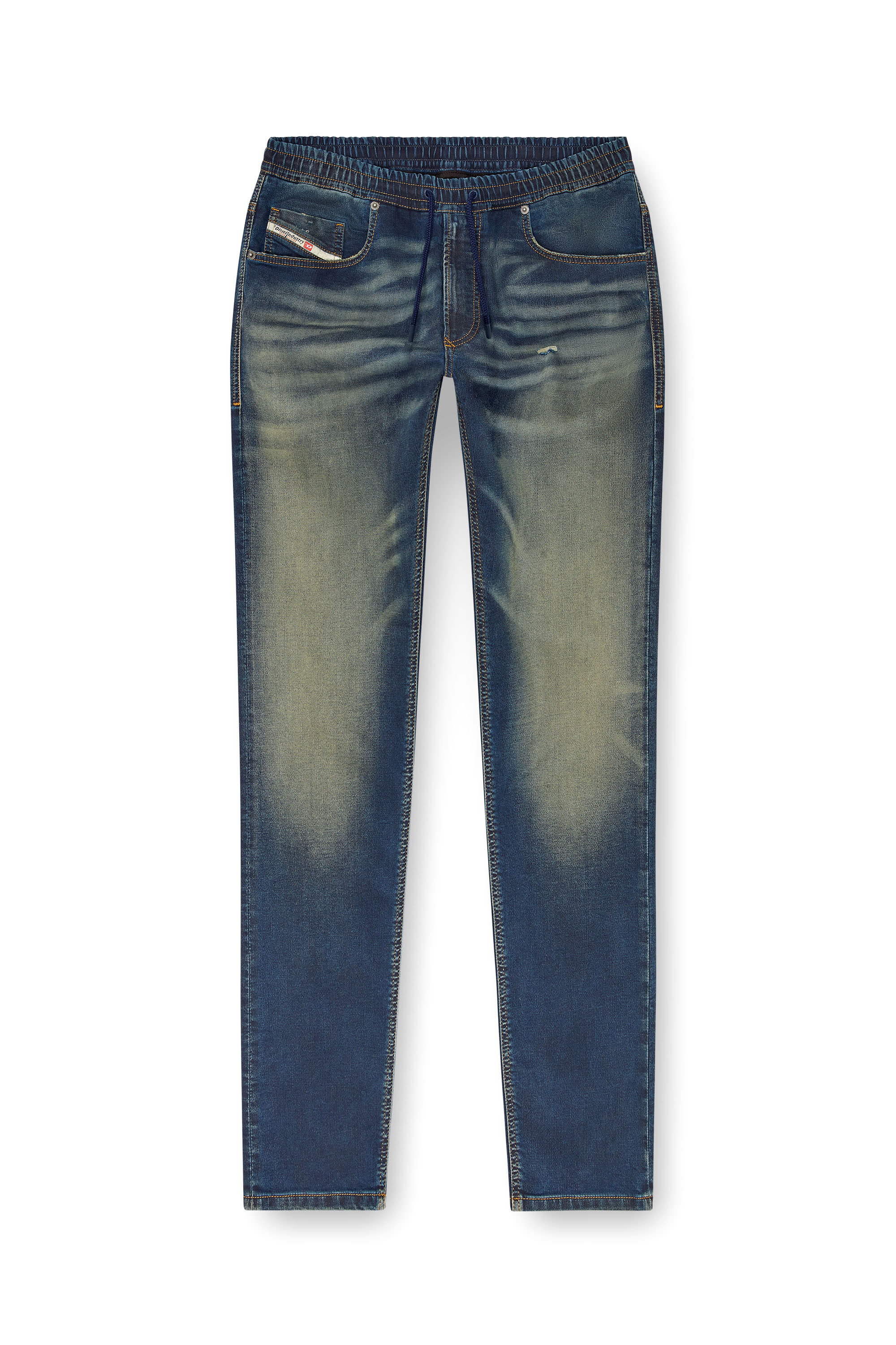 Diesel - Man Tapered 2030 D-Krooley Joggjeans® 09J34, Dark Blue - Image 2