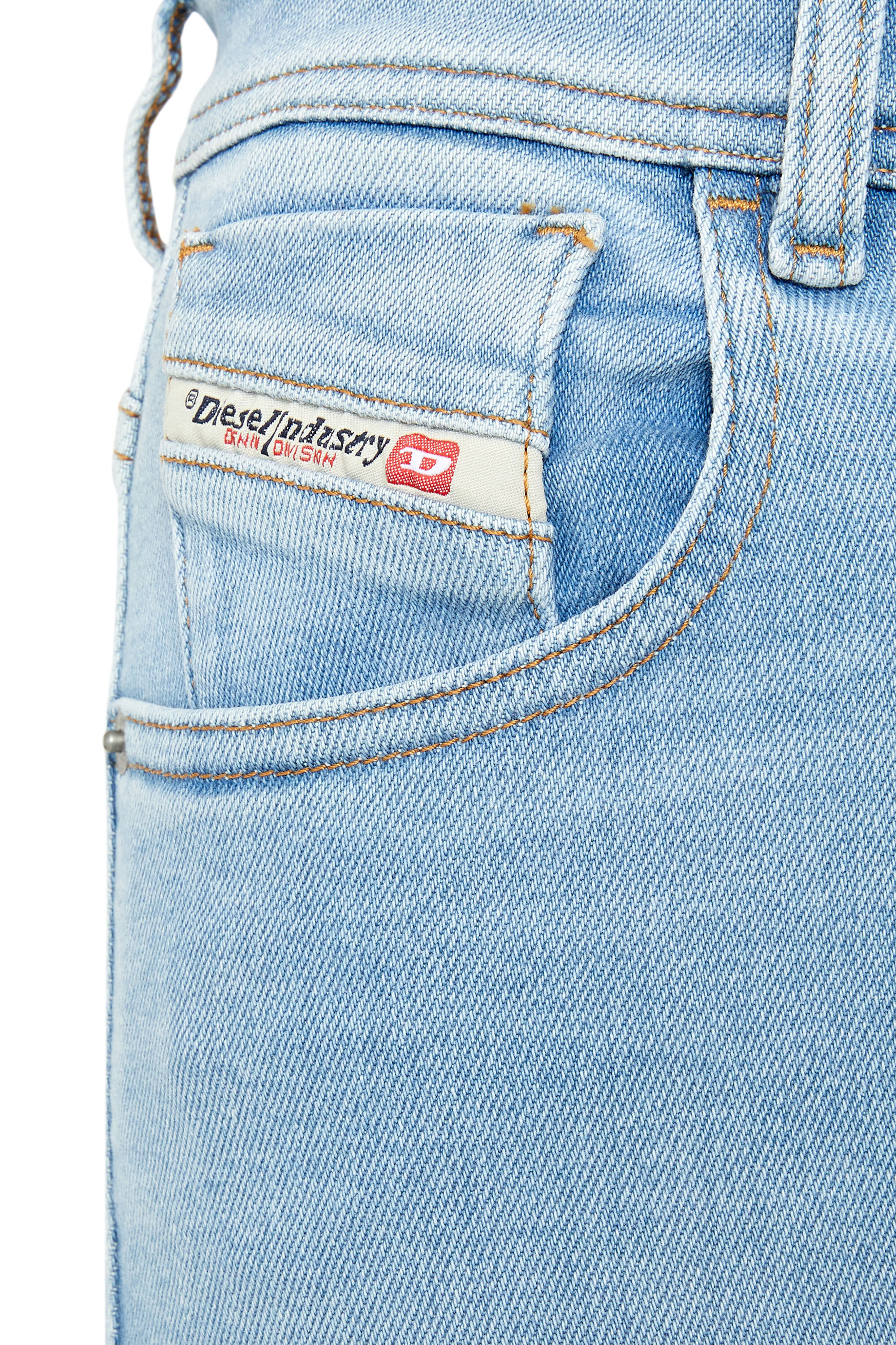 Diesel - 1984 Slandy-High 09E76 Super skinny Jeans, Light Blue - Image 5