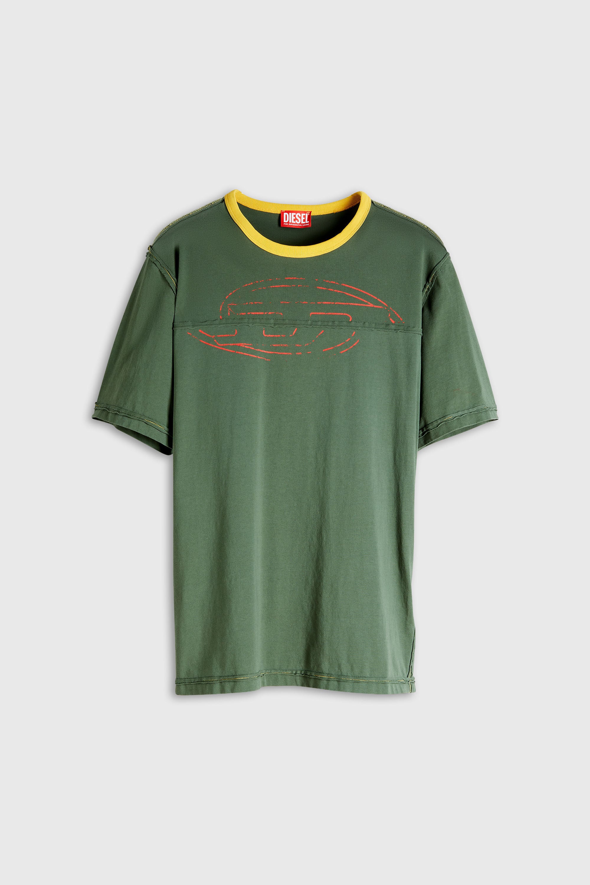 T-ADJUST-CUT-OD, Olive Green