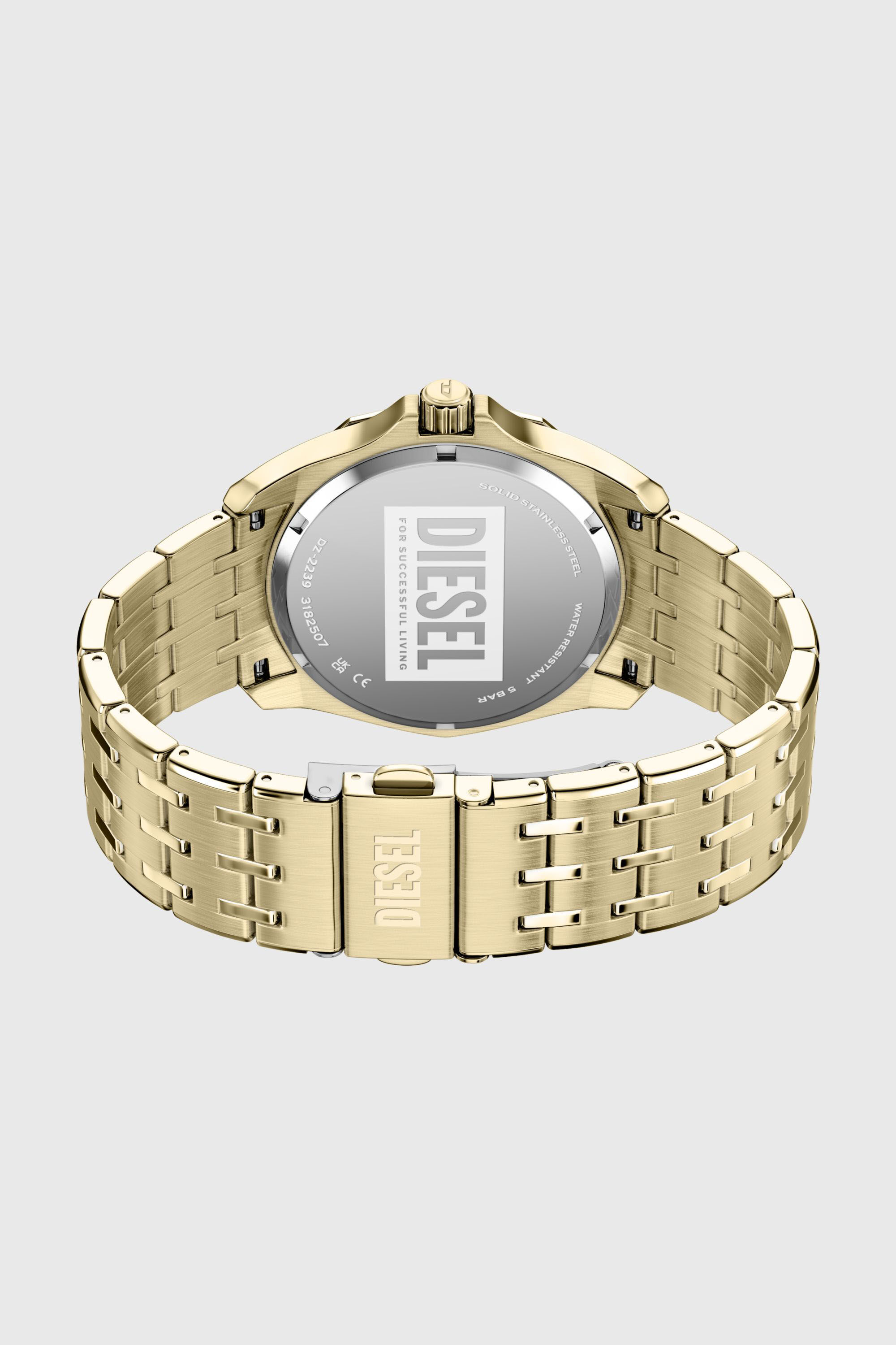 Diesel - DZ2239 WATCH, Man's Stinger gold-tone stainless steel watch in Gold - 6
