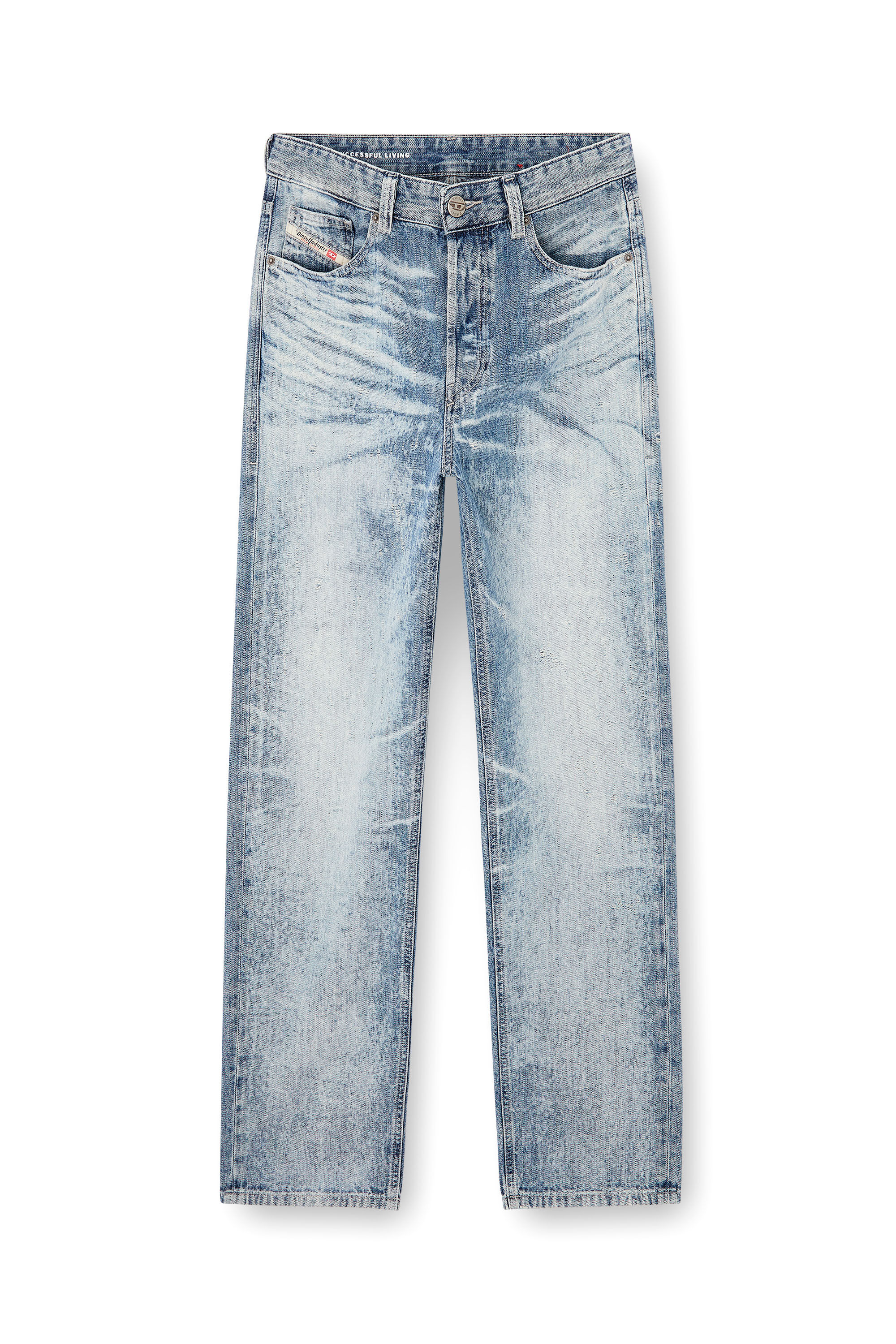 Diesel - Man's Regular Jeans 2024 D-Macs 068TY, Light Blue - 2