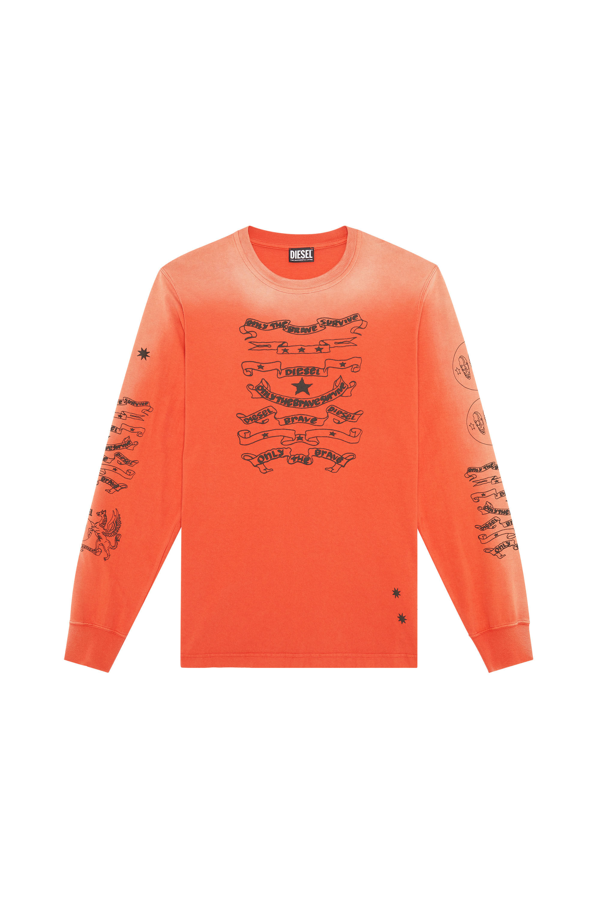 Diesel - T-JUST-LS-E3, Orange - Image 2