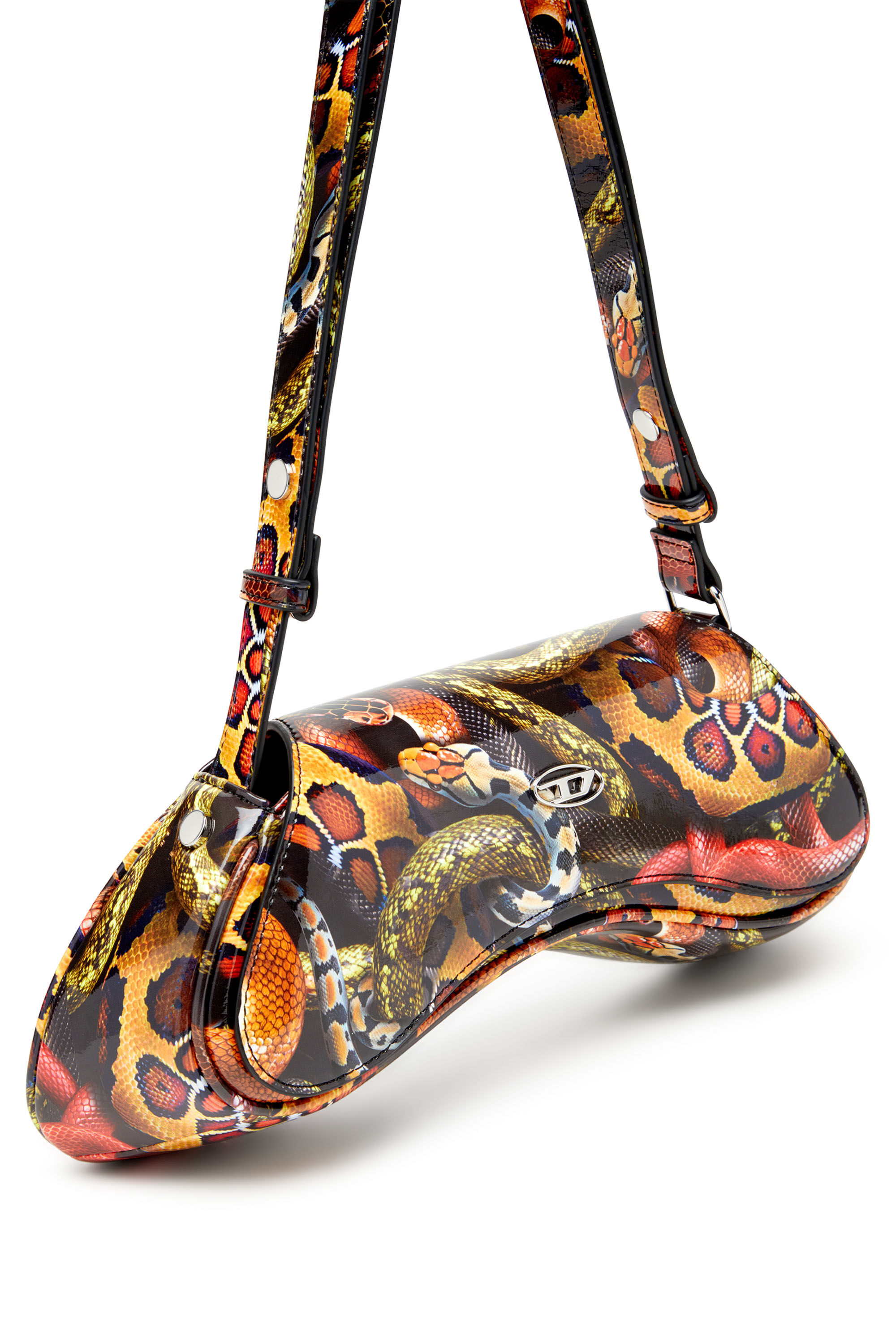 pusuke　0527 Women's Shoulder bag with snake print | Multicolor | Diesel