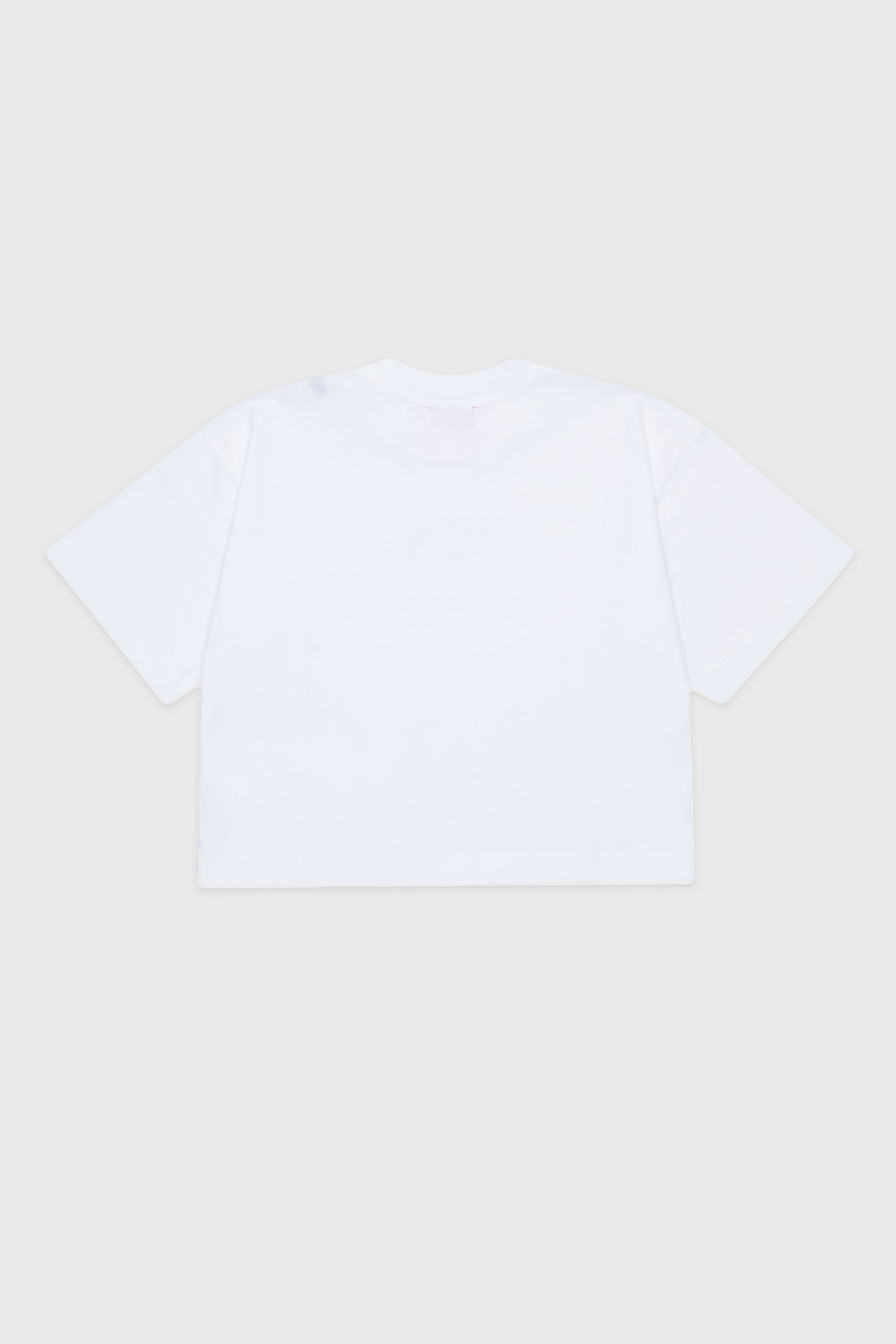 Diesel - TLIXIN, Woman's Cropped T-shirt with Oval D logo in White - 2