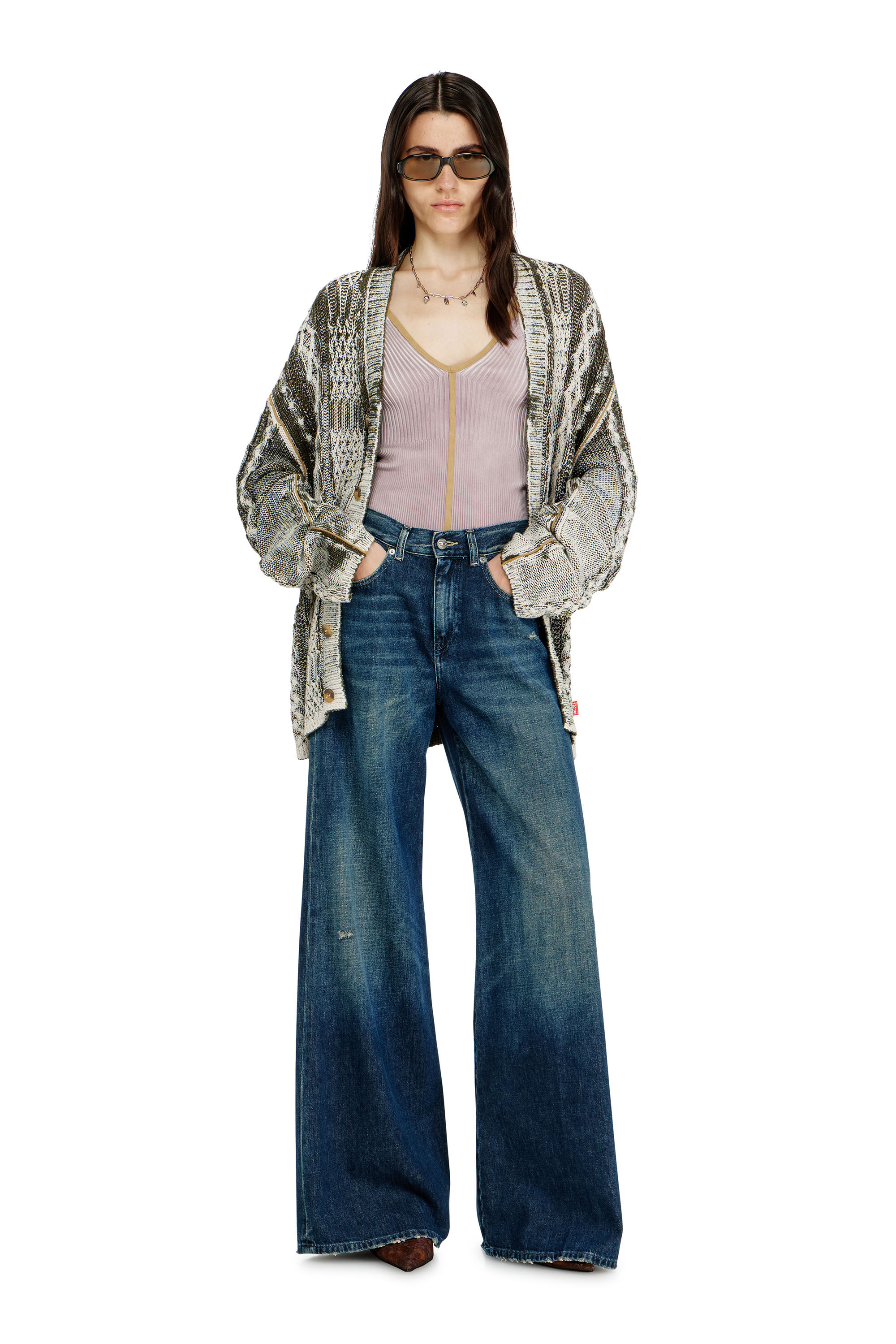 DIESEL　1978 D-AKEMI 09N70　サイズ26 Women's Flare Jeans | Dark Blue | Diesel 1978 D-Akemi