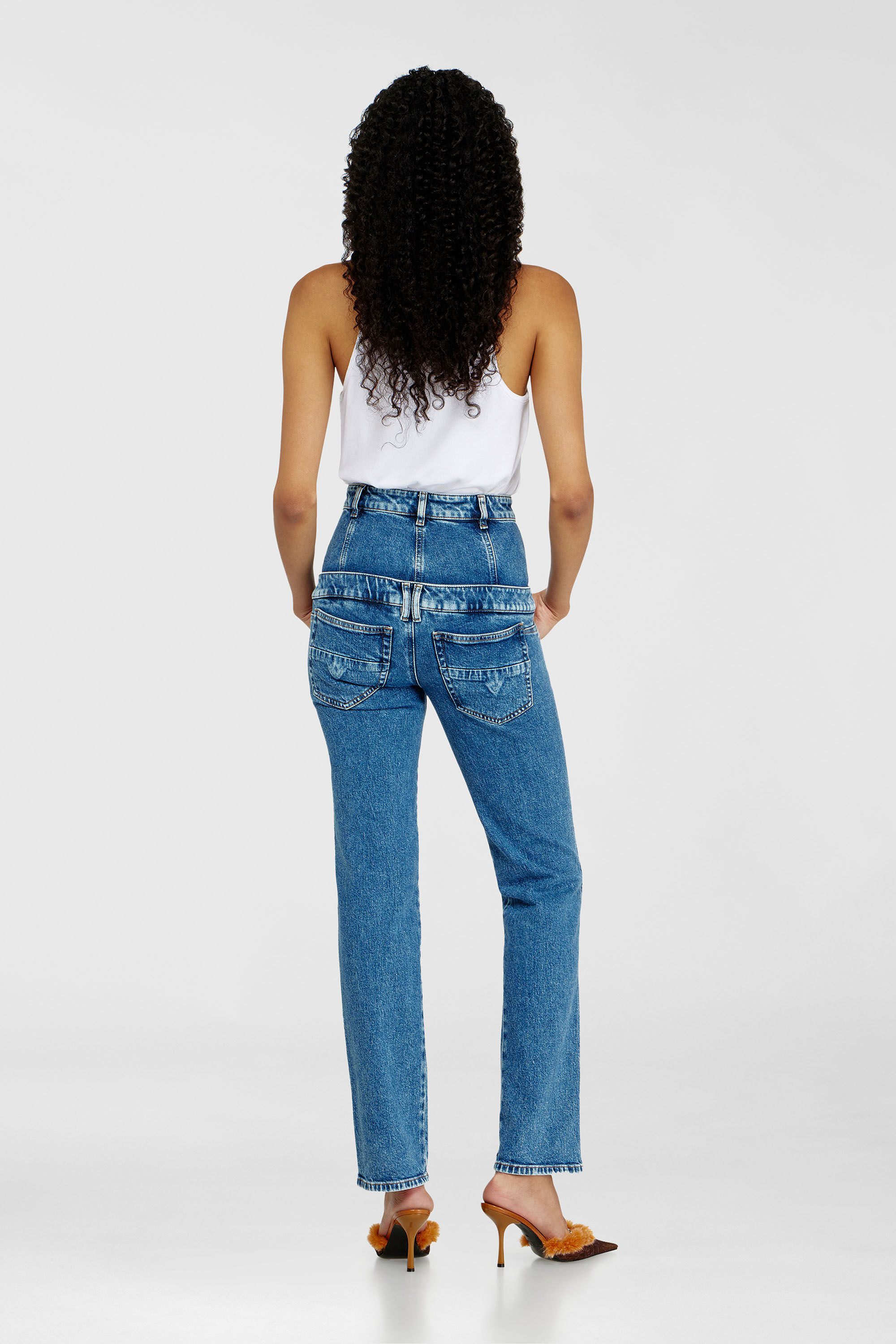 Diesel - Woman's Slim Jeans D-Fynora 007EU, Medium blue - 3
