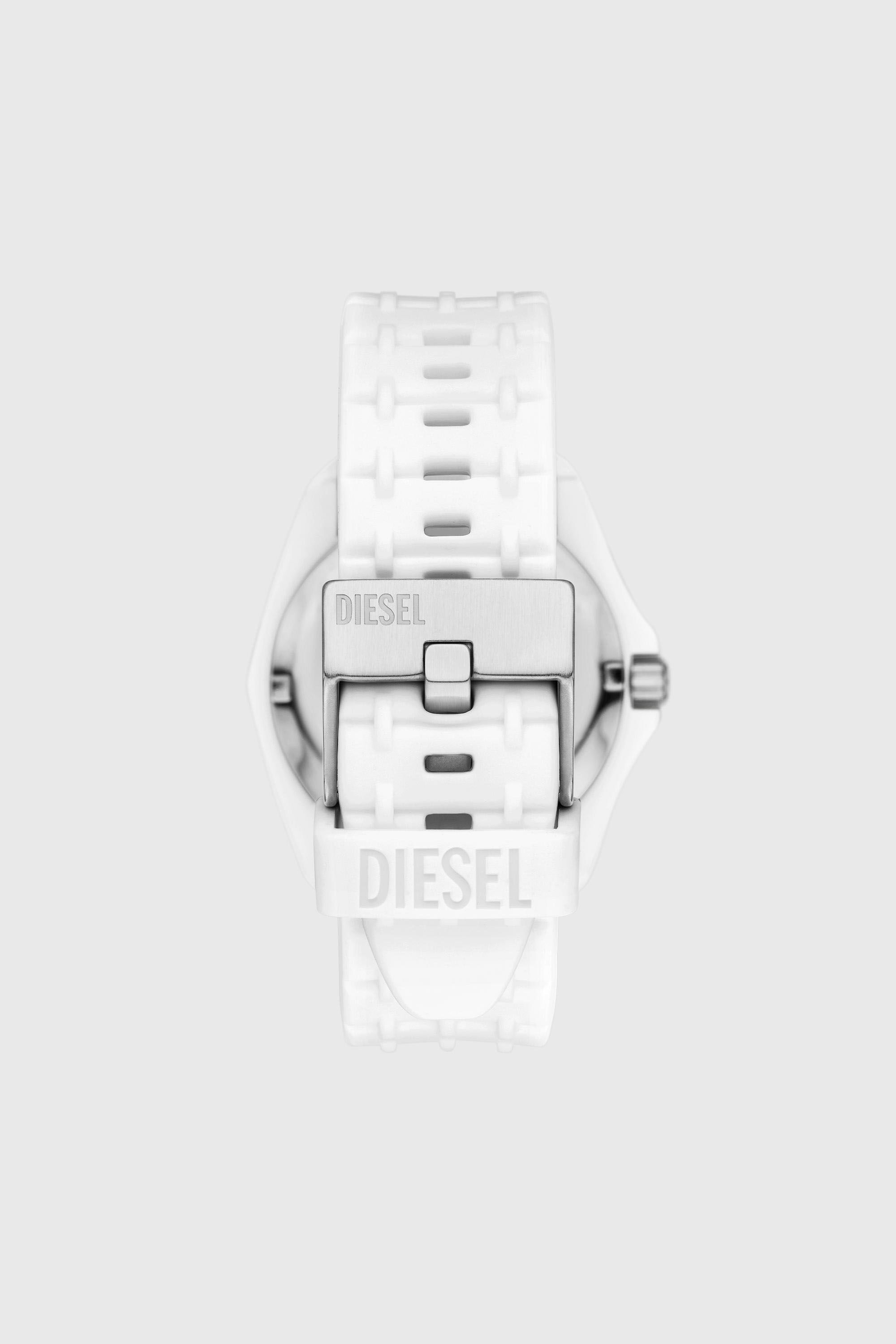 Diesel - DZ2244 WATCH, Man's Stinger white silicone watch in White - 2