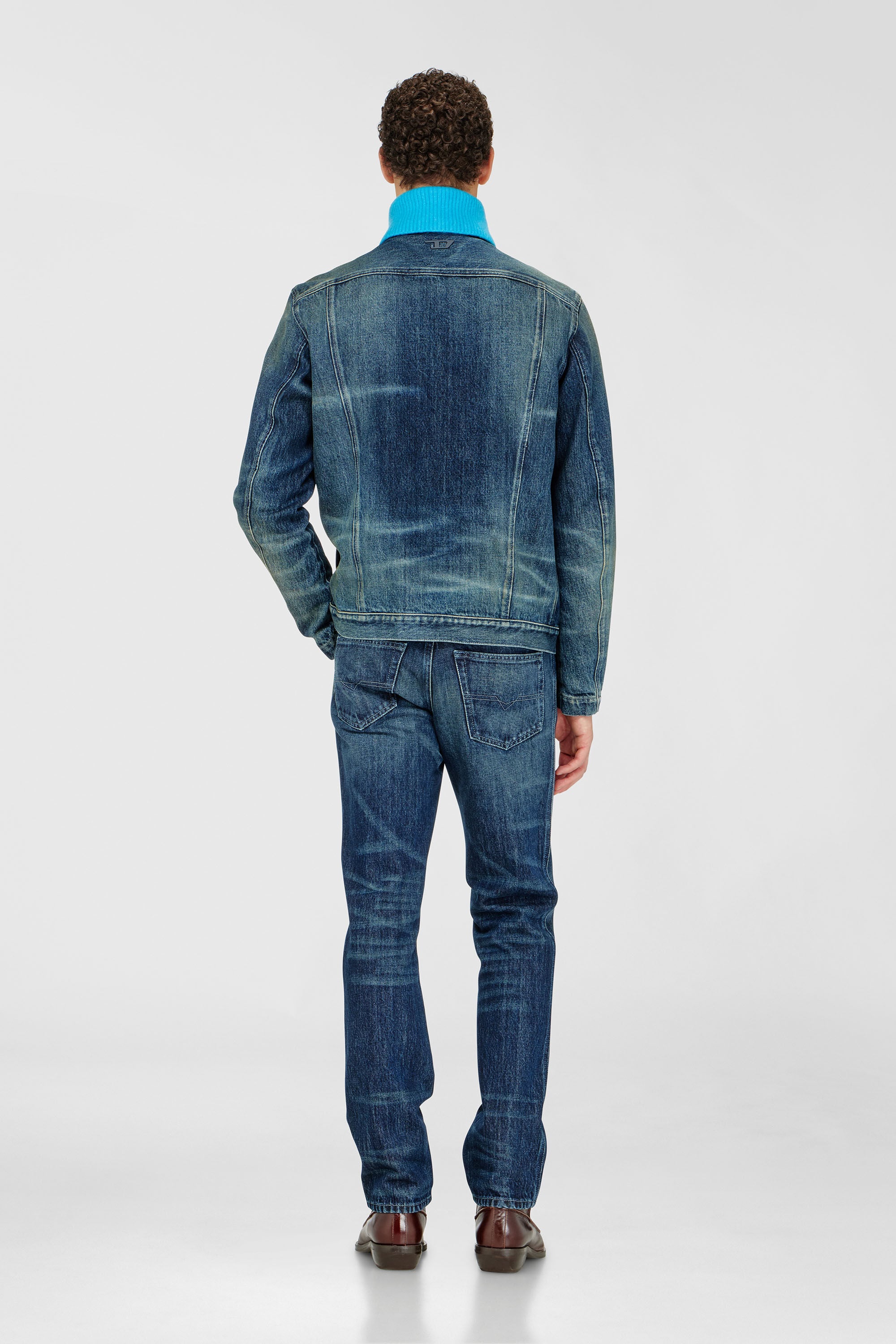Diesel - Man's Slim Jeans 1993 D-Vyl 007FZ, Dark Blue - 3