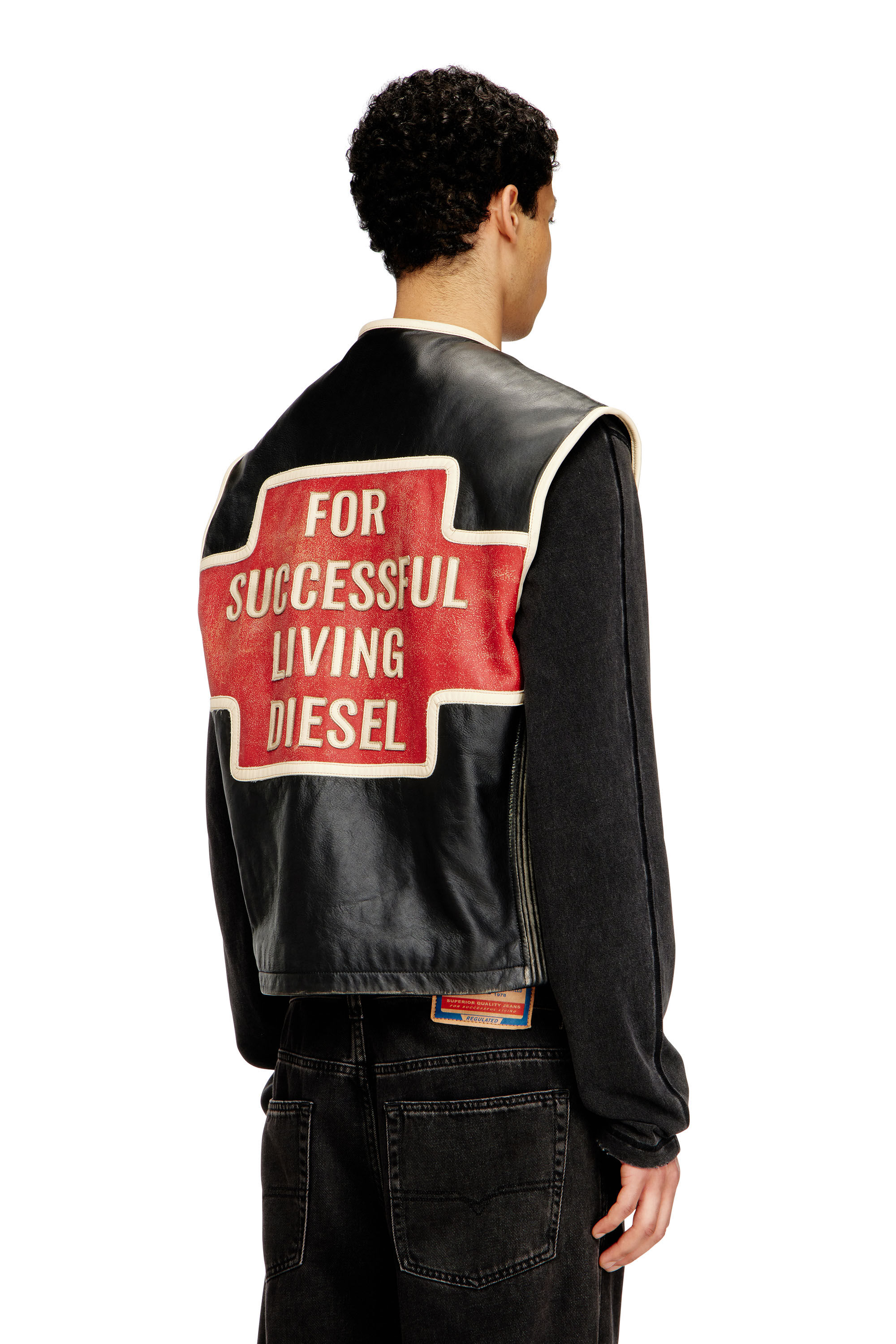 ディーゼル　diesel ライダース　1978 DIESEL（ディーゼル） レザージャケット メンズ ライダースジャケット