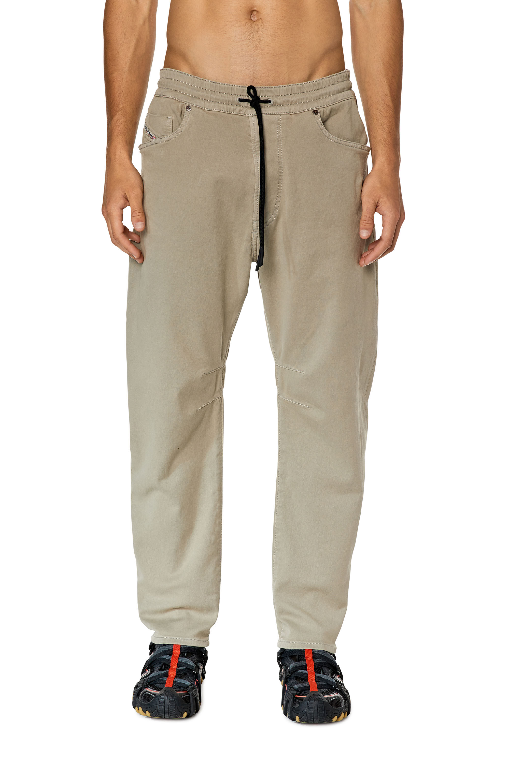 Diesel - D-Amage JoggJeans® 068DY Tapered, Grey - Image 3