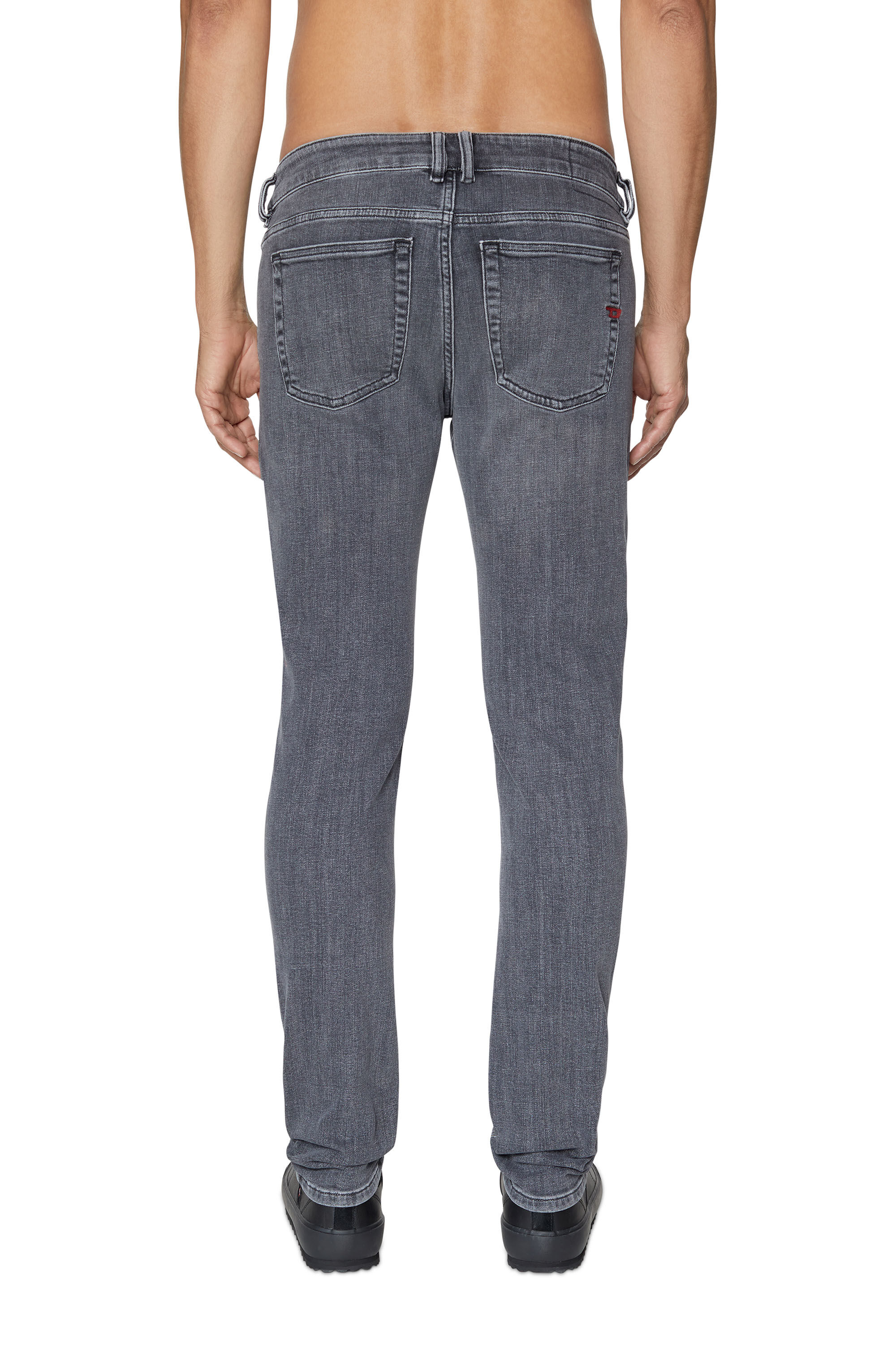 Diesel - 1979 Sleenker 09B97 Skinny Jeans, Black/Dark grey - Image 4