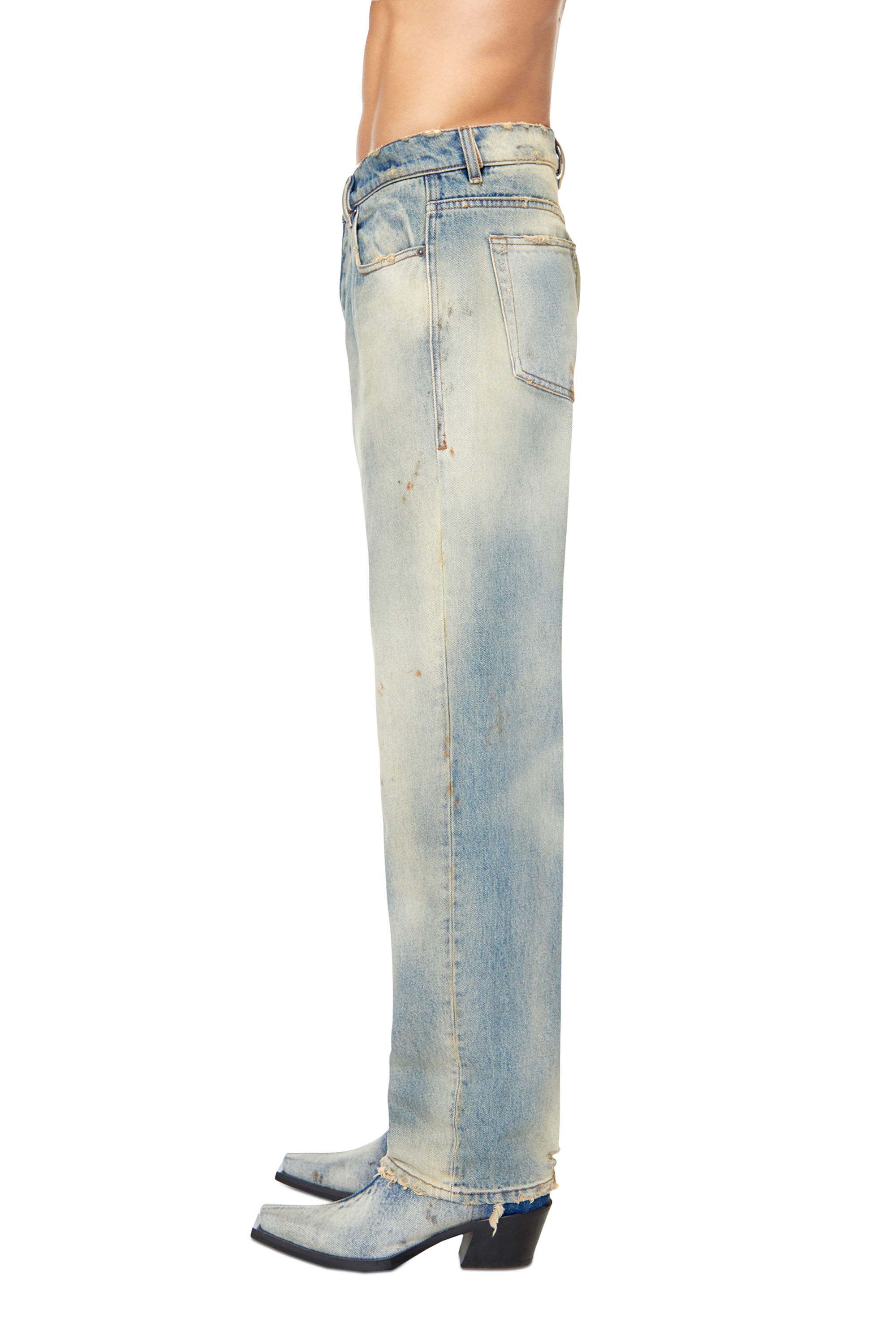 Diesel - Man's Straight Jeans 2020 D-Viker 0ENAV, Light Blue - 5
