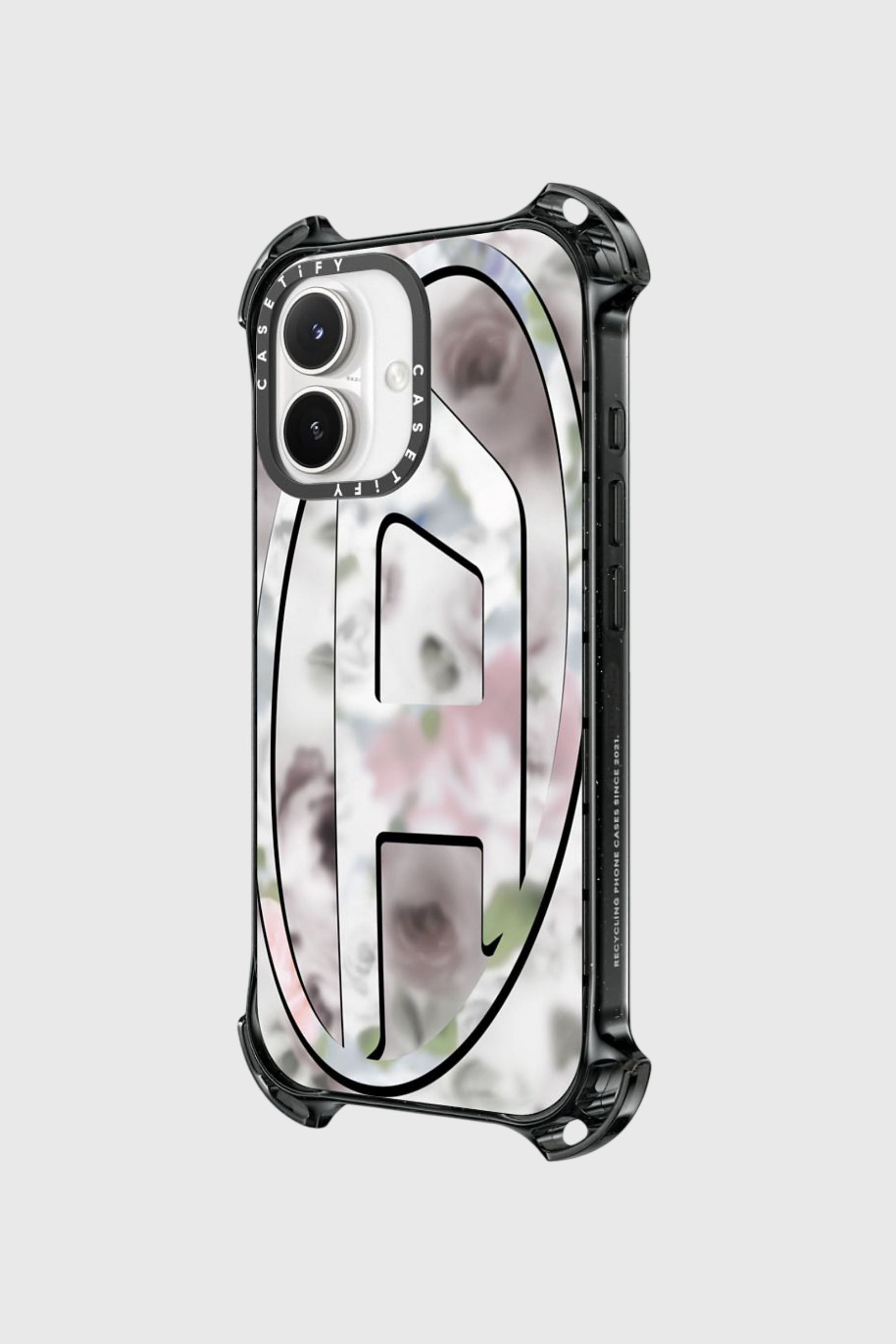 Diesel - 60587 MOULDED CASE, Unisex's Oval D bounce case for iPhone 17 in Black/Pink - 2