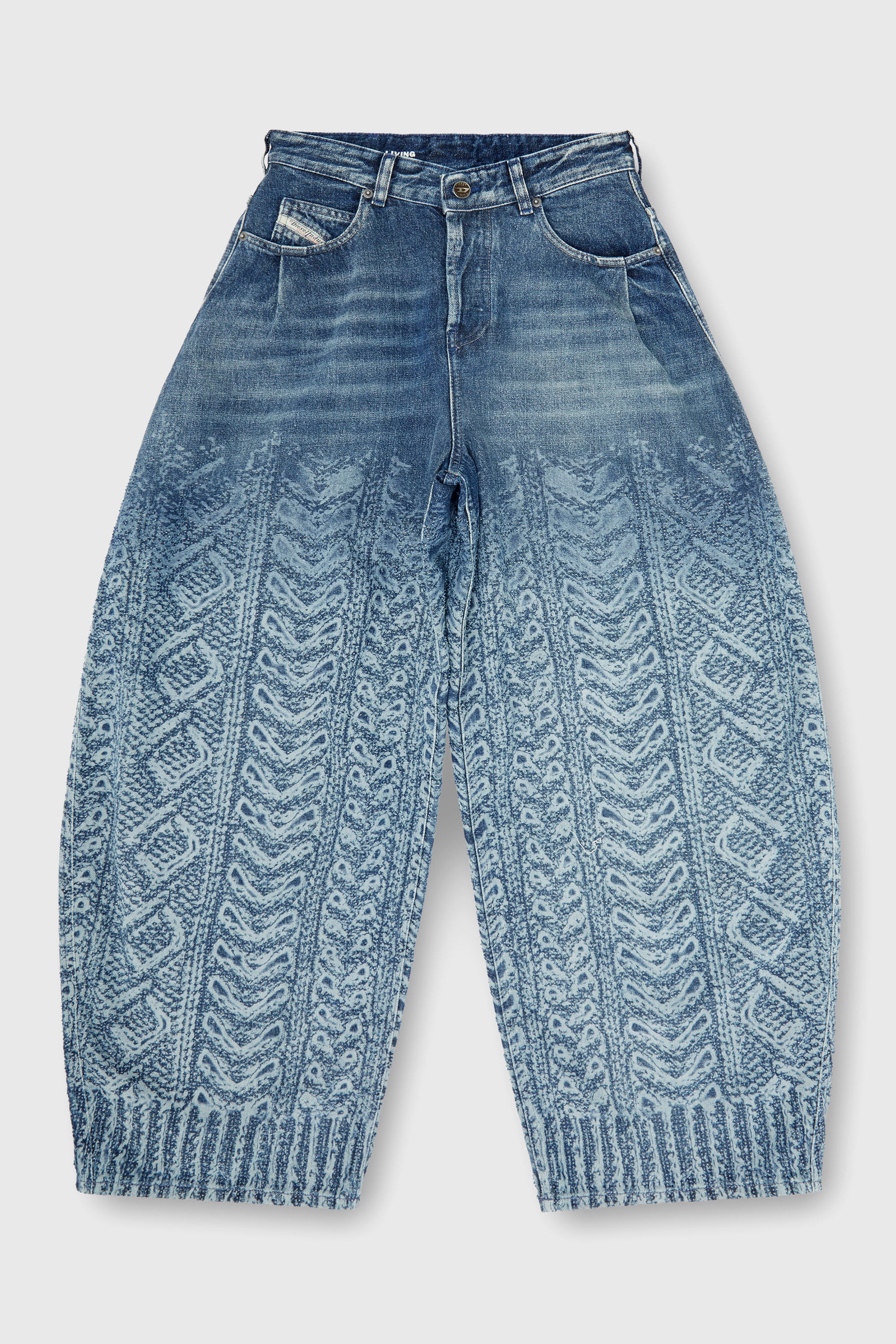 Diesel - Woman's Relaxed Jeans 1987 D-Khelz 007EV, Dark Blue - 6