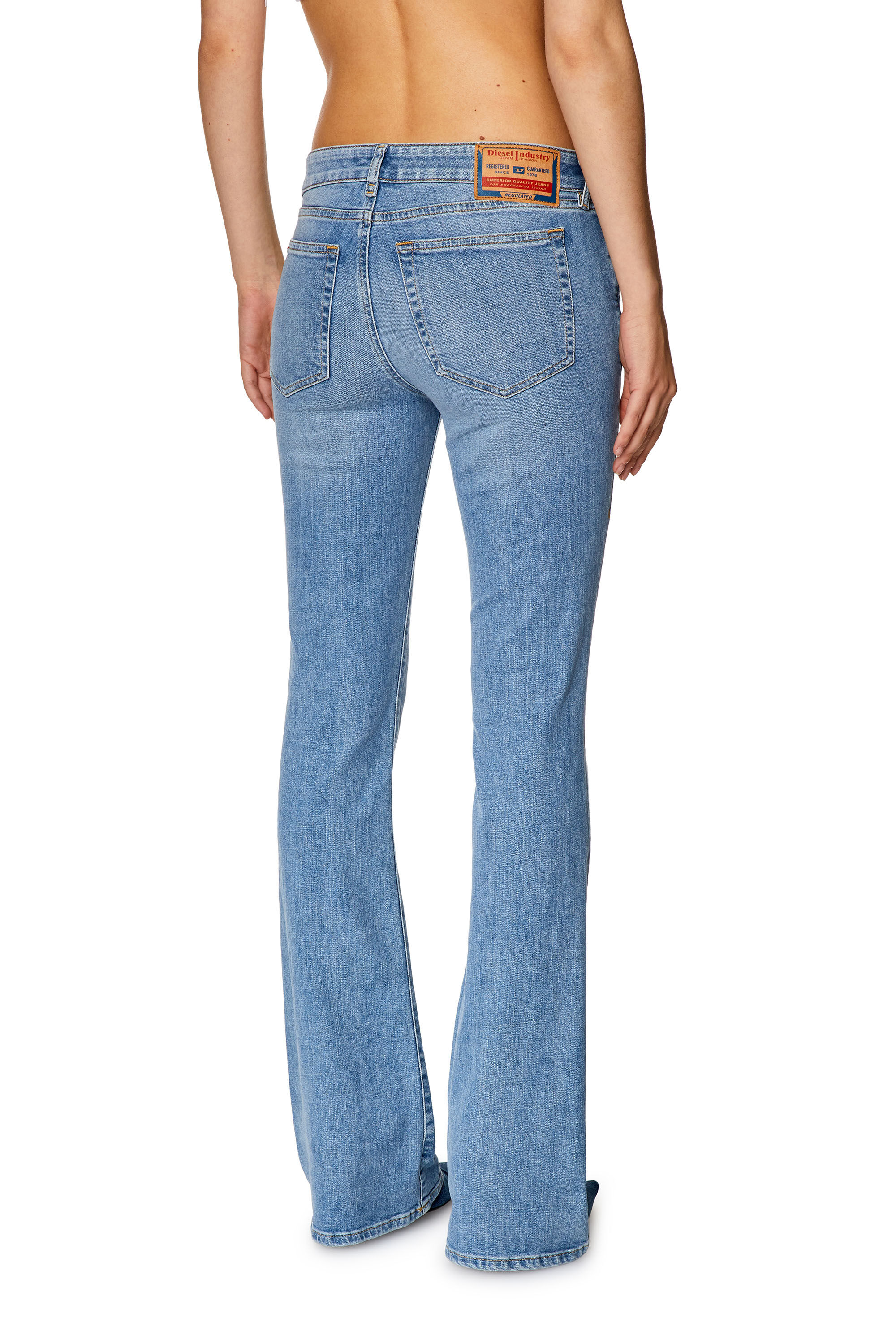 Diesel - Bootcut and Flare Jeans 1969 D-Ebbey 09F76, Light Blue - Image 4