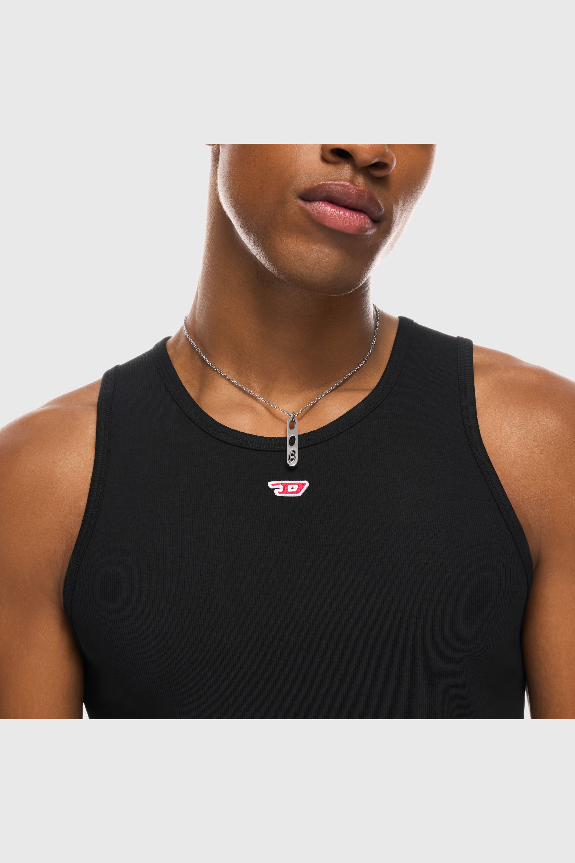 Diesel - DX166240 JEWELLERY, Unisex's Stainless Steel Pendant Necklace in Silver - 4