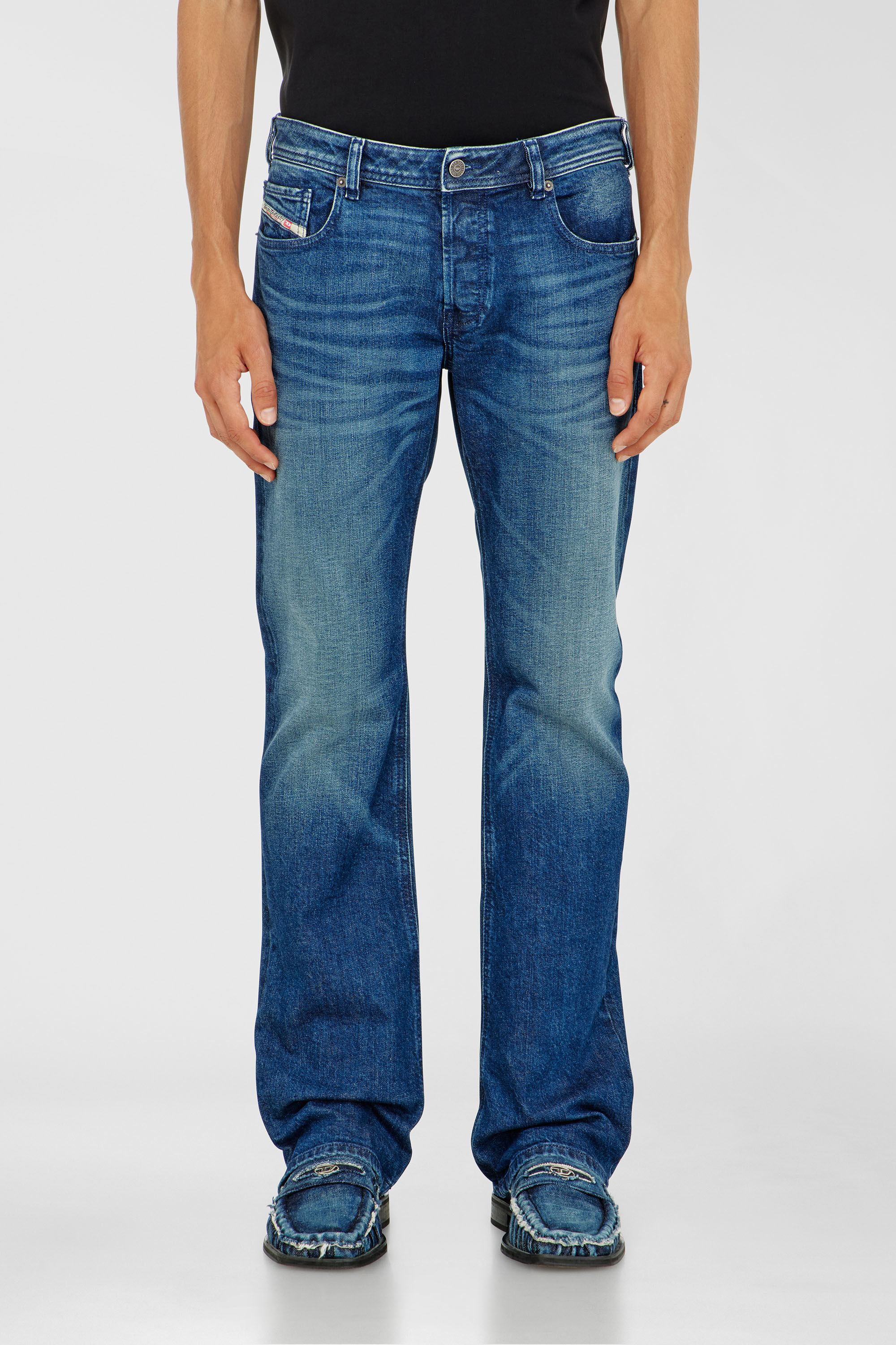 Diesel - Man's Bootcut Jeans 2007 Zatiny 09L51, Dark Blue - 4