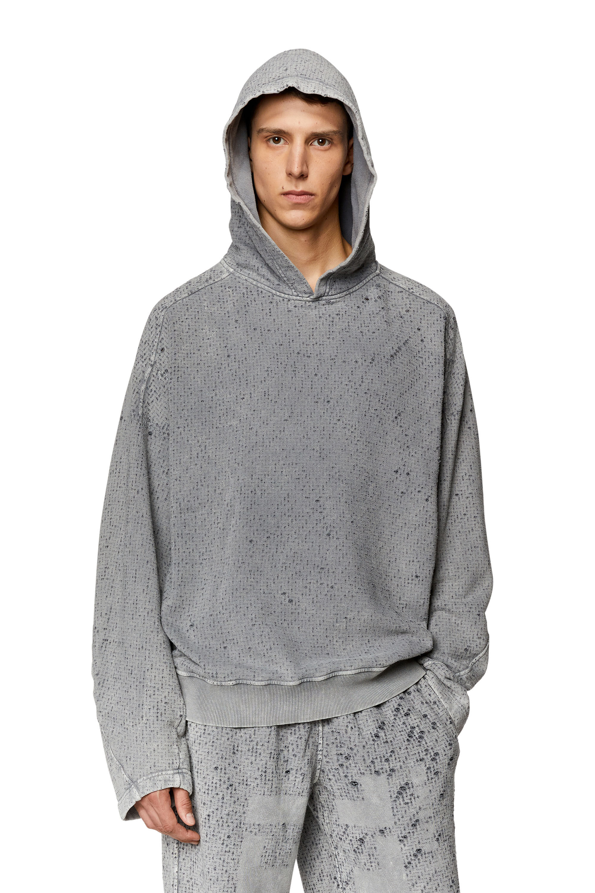 Diesel - S-MACORN-HOOD, Grey - Image 3