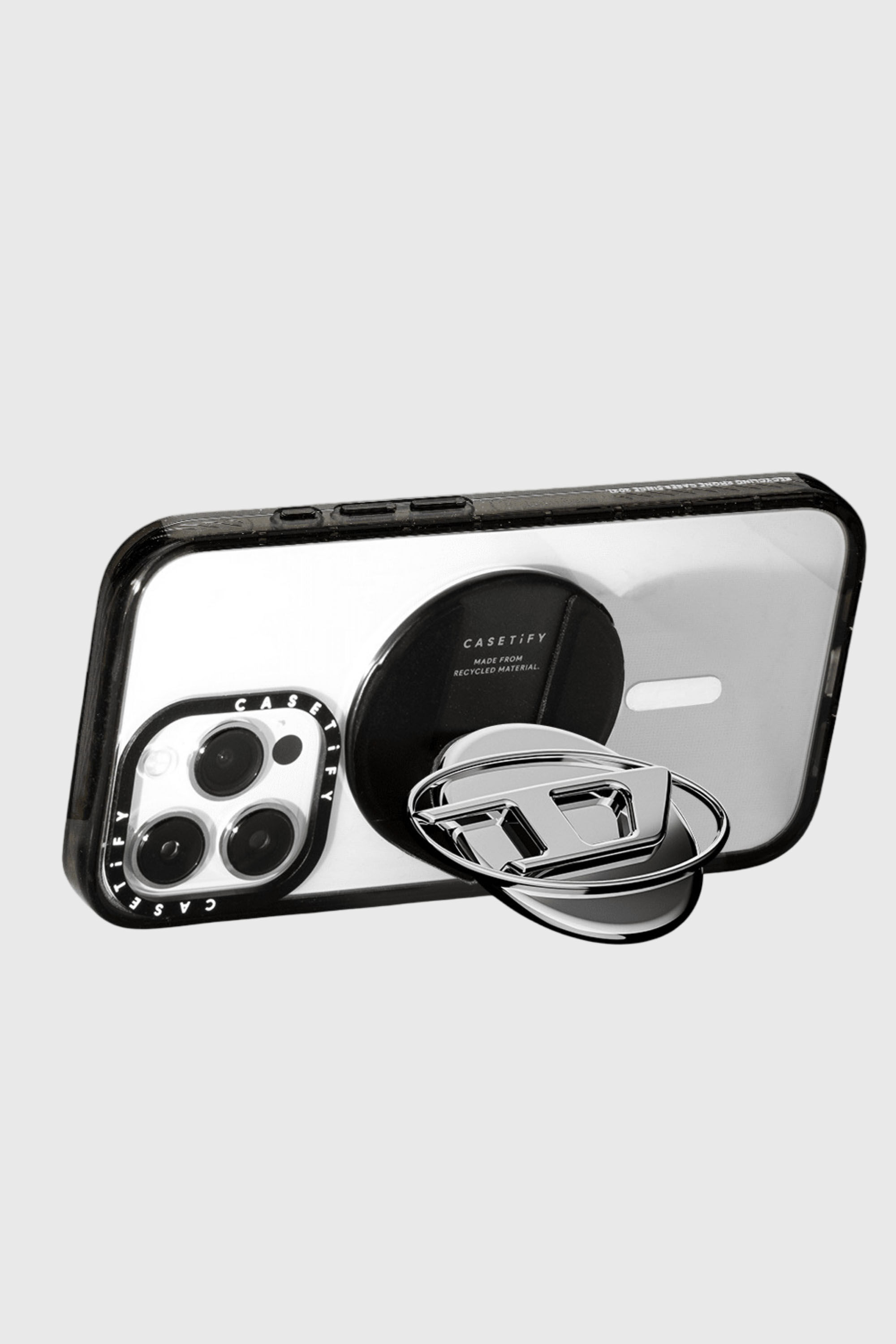 Diesel - 60372 CASETIFY  GRIP STAND, Unisex's Grip & Stand Silver in Silver - 4