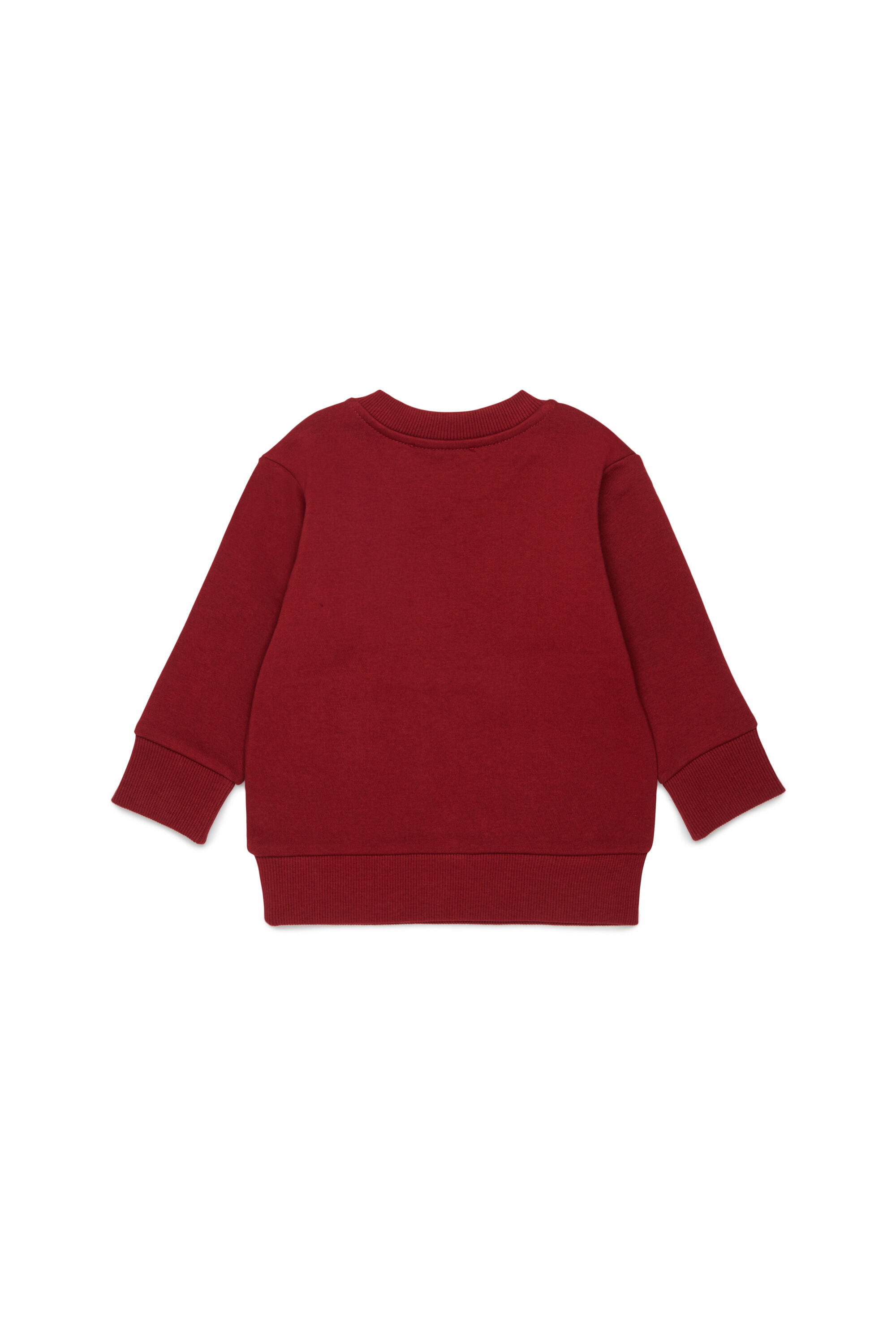 Diesel - SLODIMB, Man's Cotton sweatshirt with Diesel Industry print in Red - 2