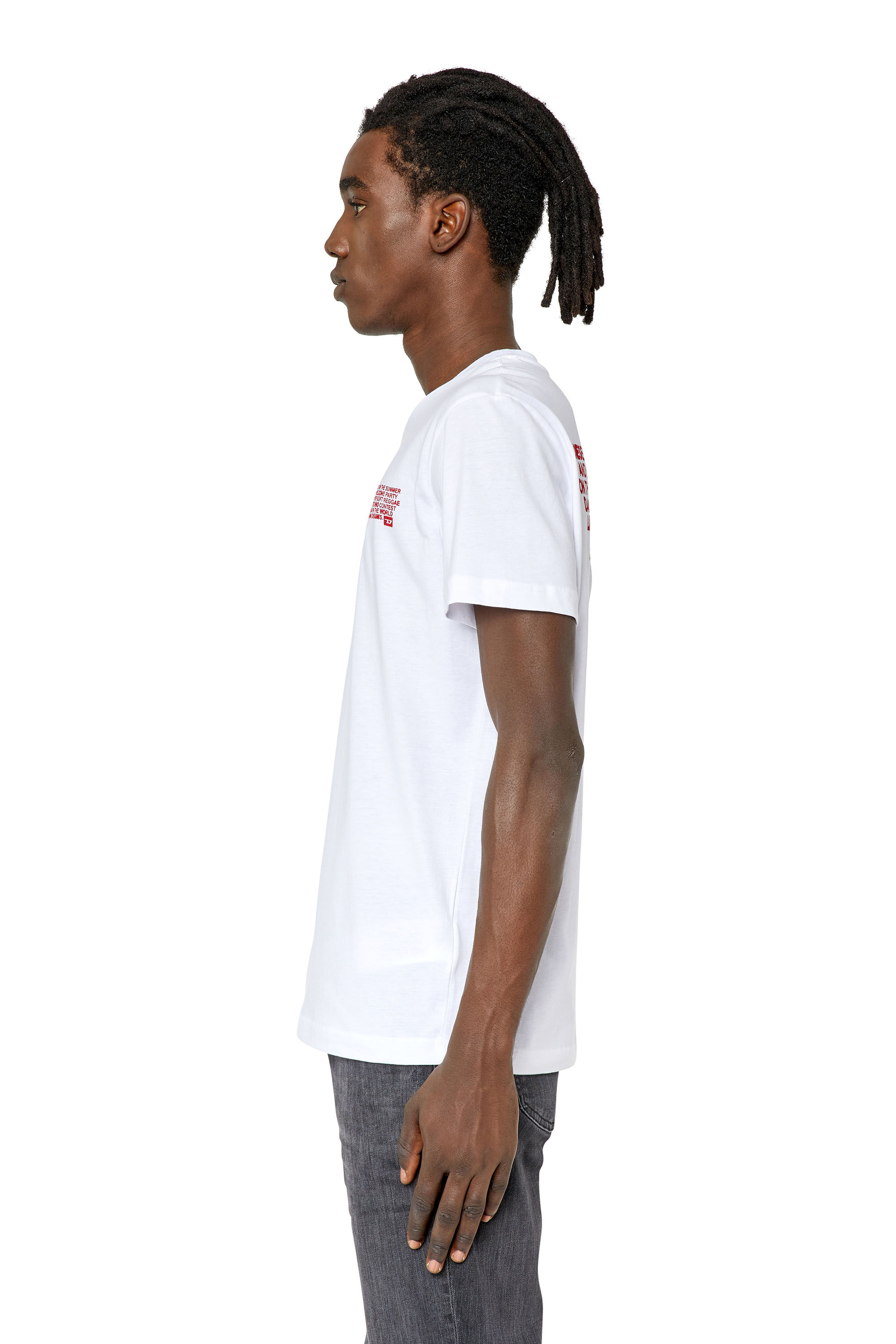 Diesel - T-DIEGOR-K57, Red/White - Image 5