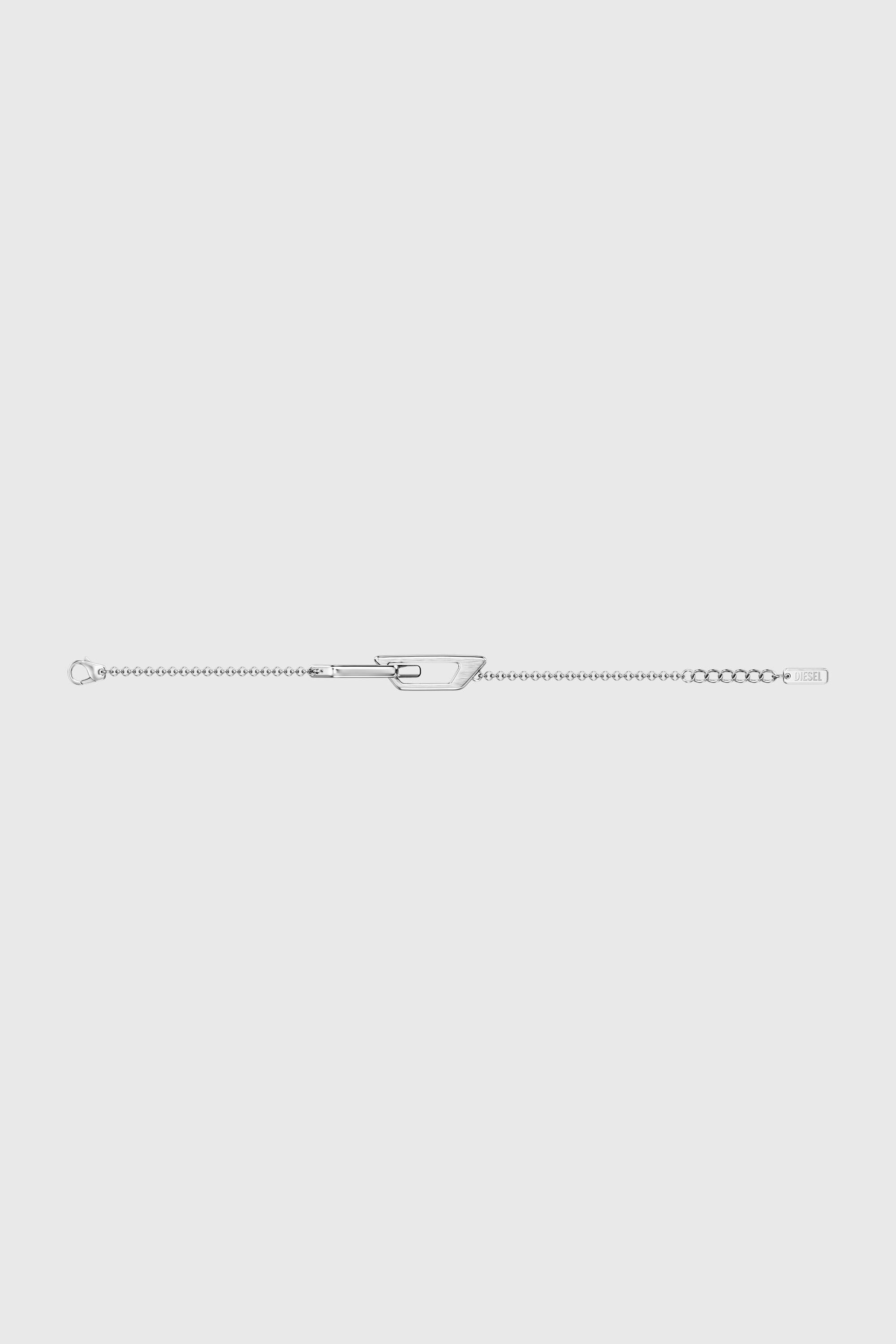Diesel - DX1726040, Unisex's Stainless Steel Chain Bracelet in Silver - 3
