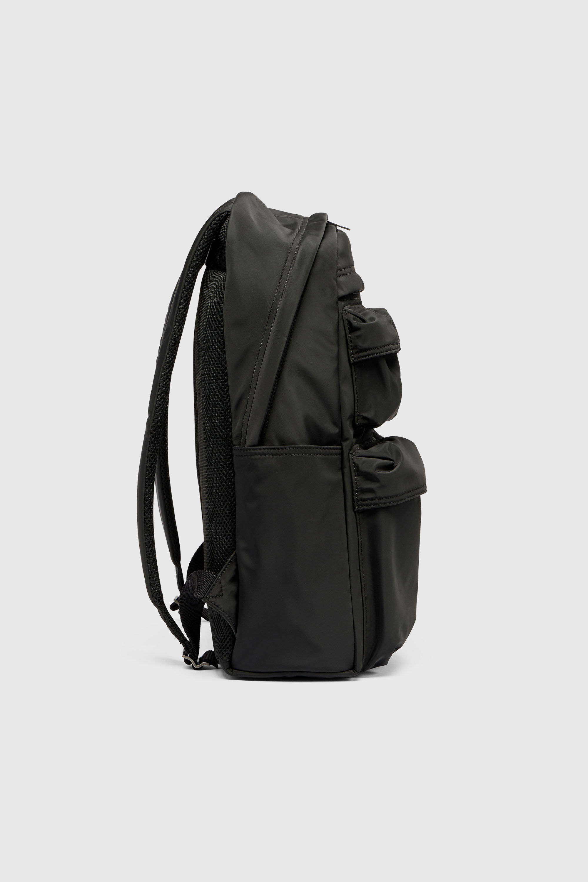 Diesel - MULTI-PKTS BACKPACK X, Unisex's Multi-Pkts-Multipocket backpack in utilitarian shell in Black - 5