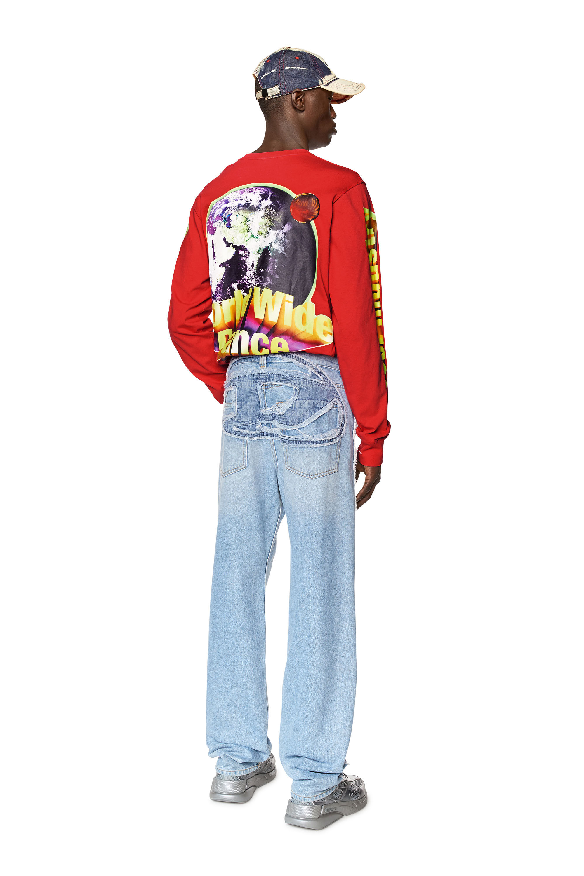 Diesel - T-JUST-LS-L1, Red - Image 1
