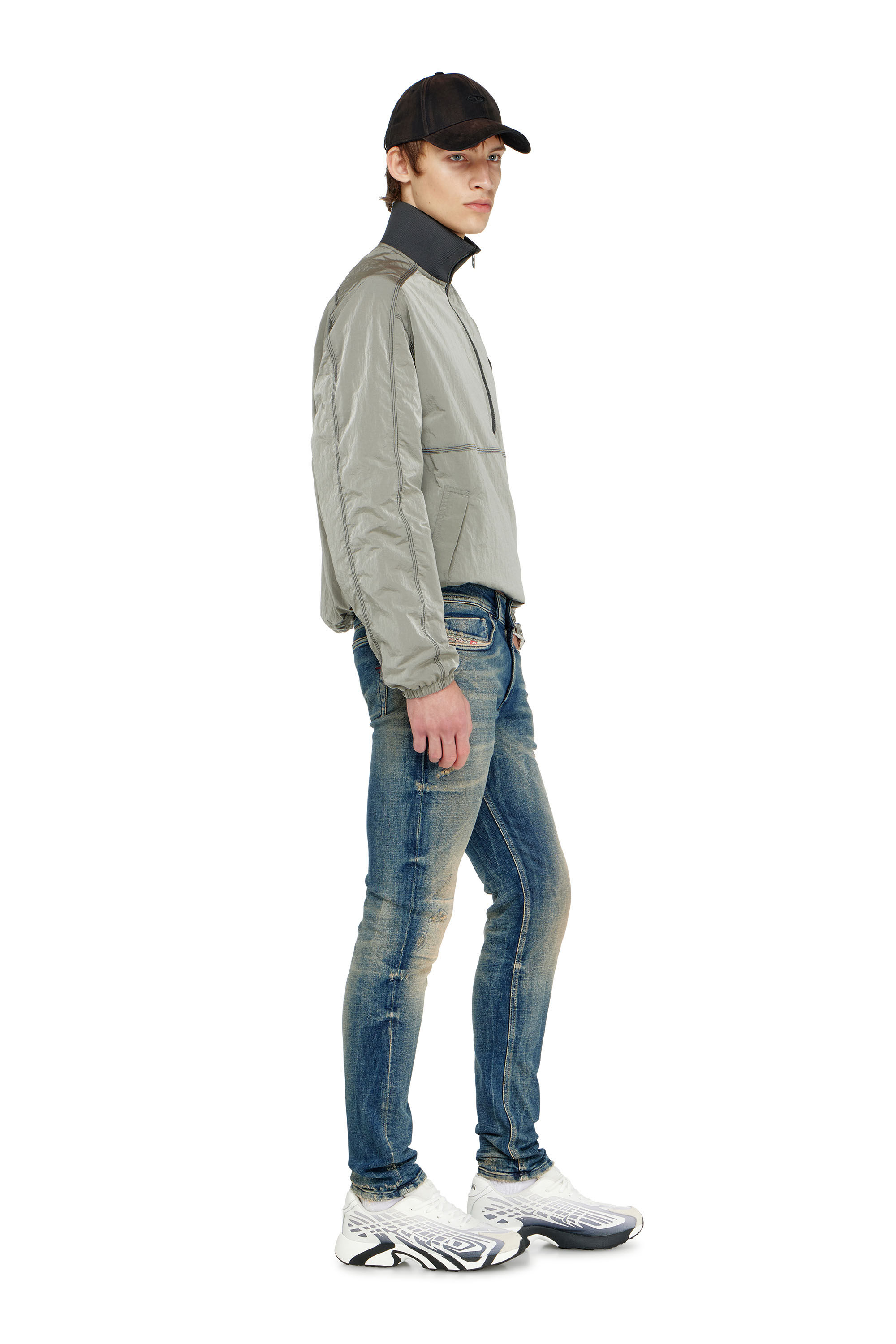 Diesel - Man's Skinny Jeans 1979 Sleenker 09P68, Dark Blue - 1