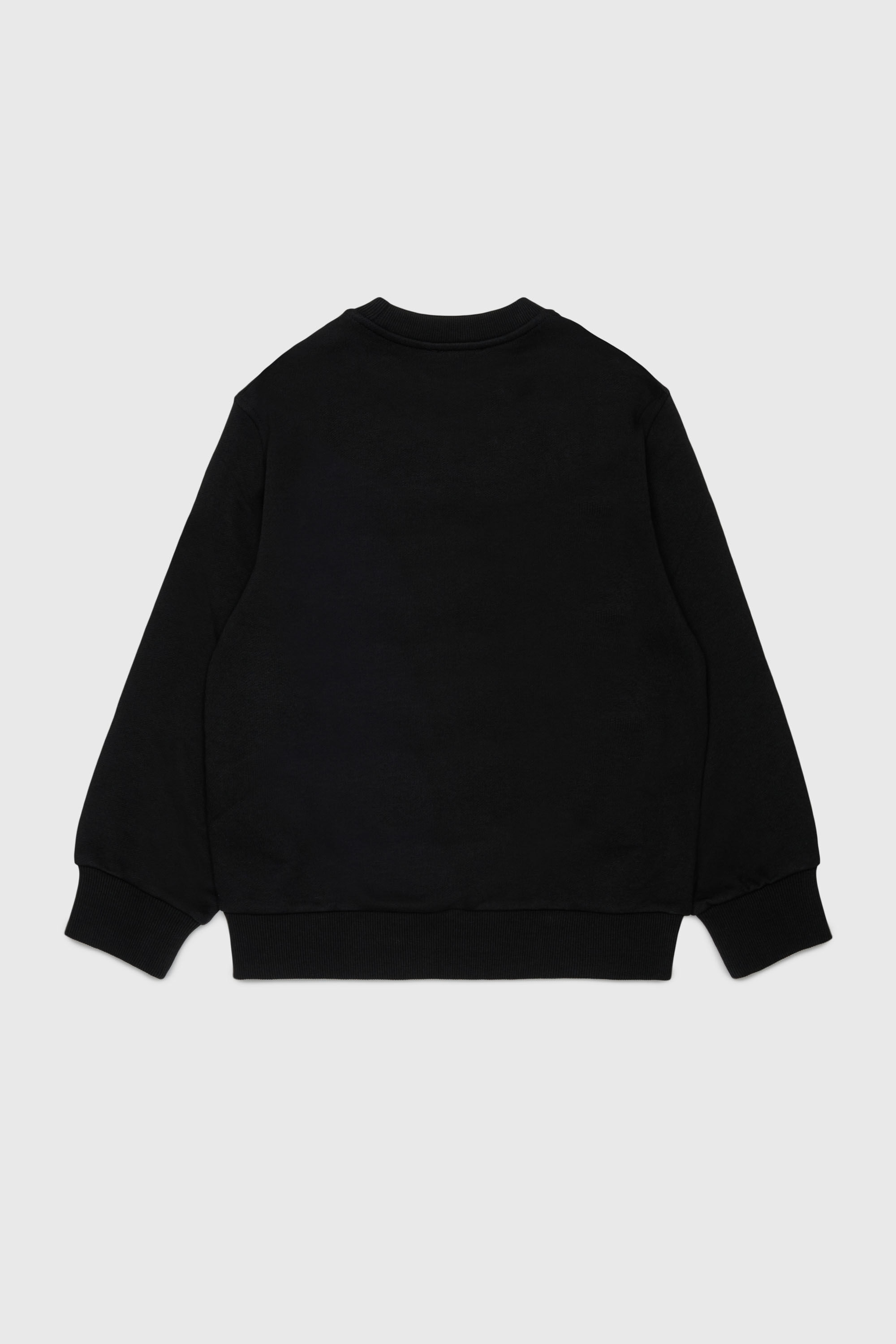 Diesel - SCRAP OVER, Man's Sweatshirt with Oval D graphic print in Black - 2